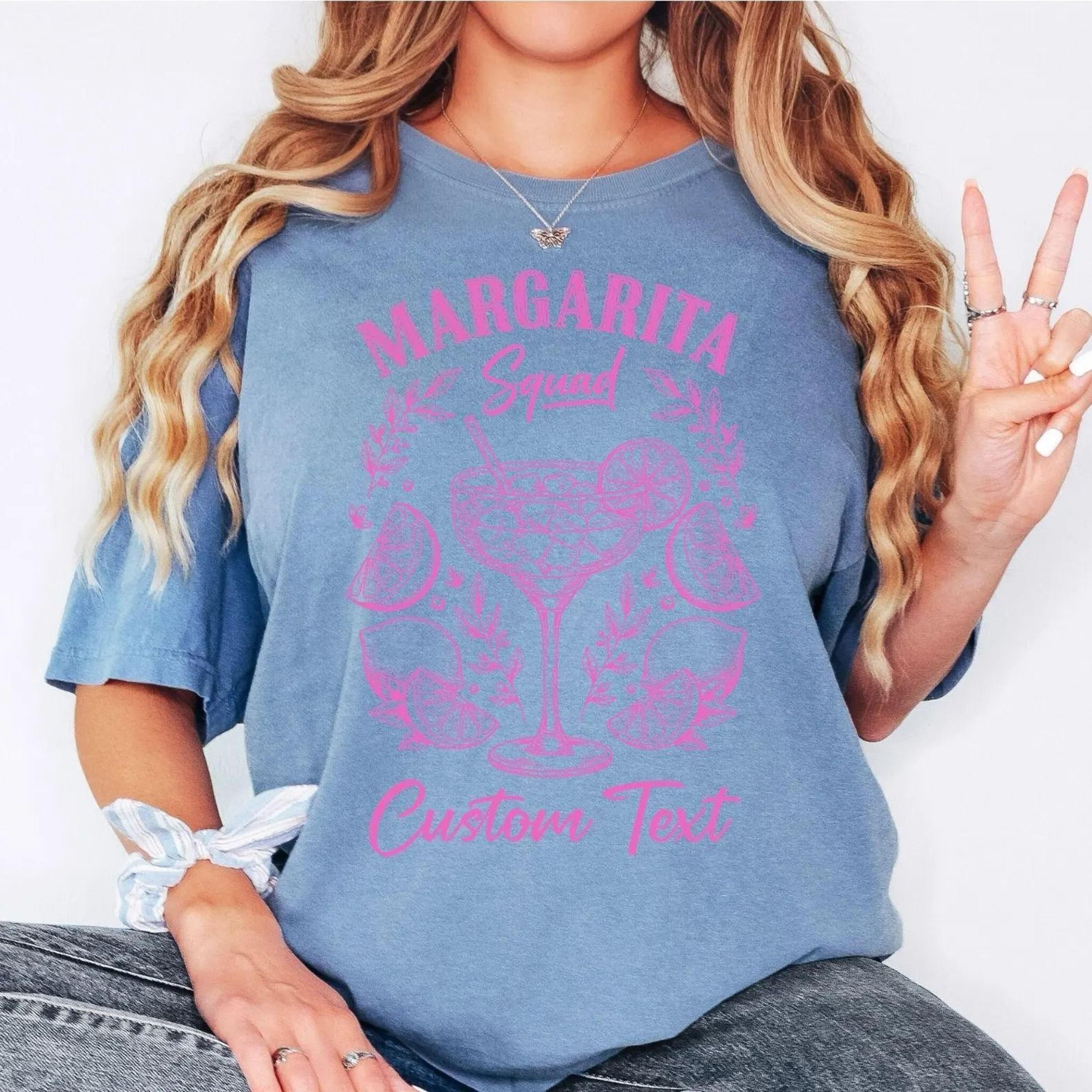 Comfort Colors Margarita Squad Shirt Custom Bachelorette Party Tee Girls Trip Shirt Vacation Party  2