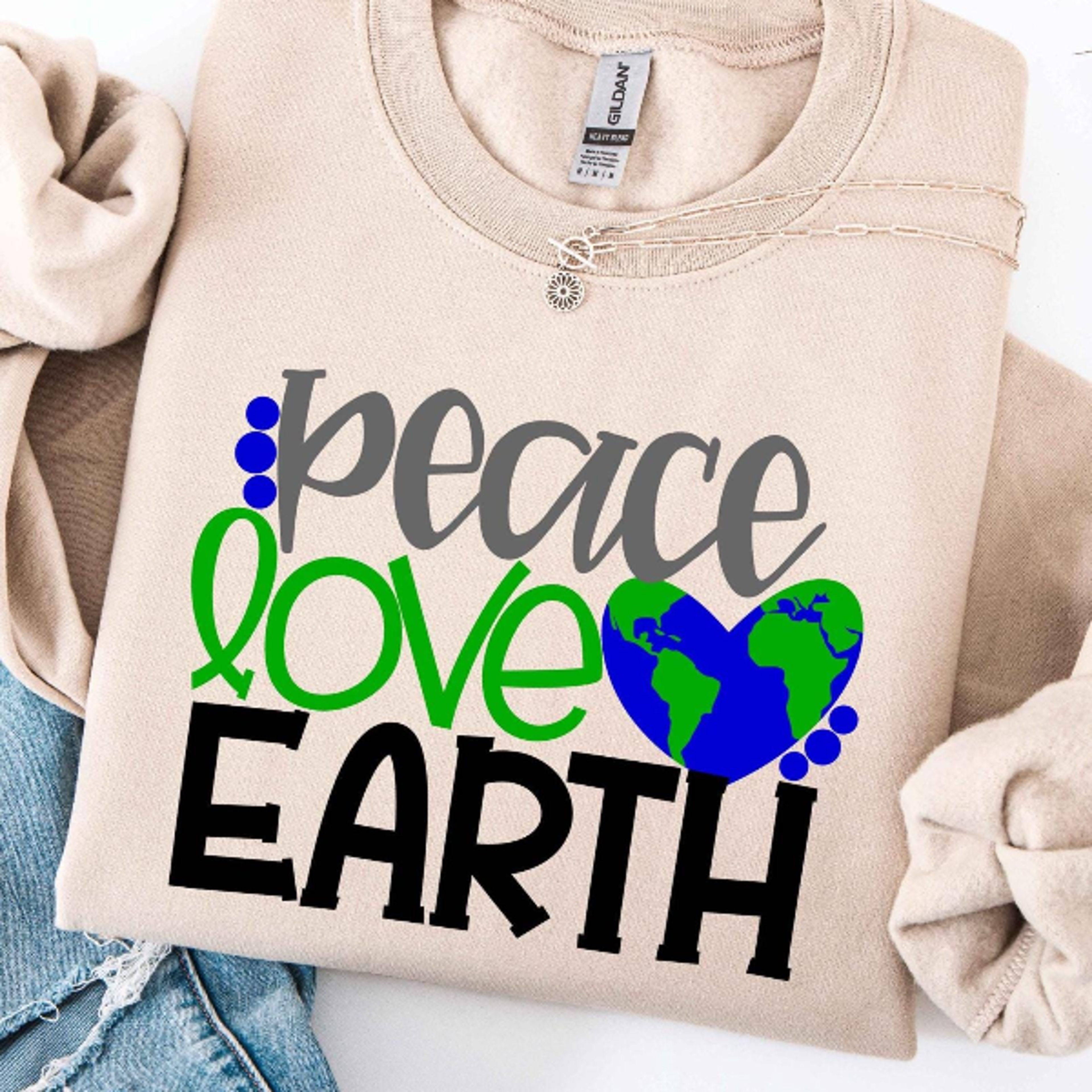 peace love earth sweatshirt, earth day gift shirt, save the planet shirt, teacher earth day shirt