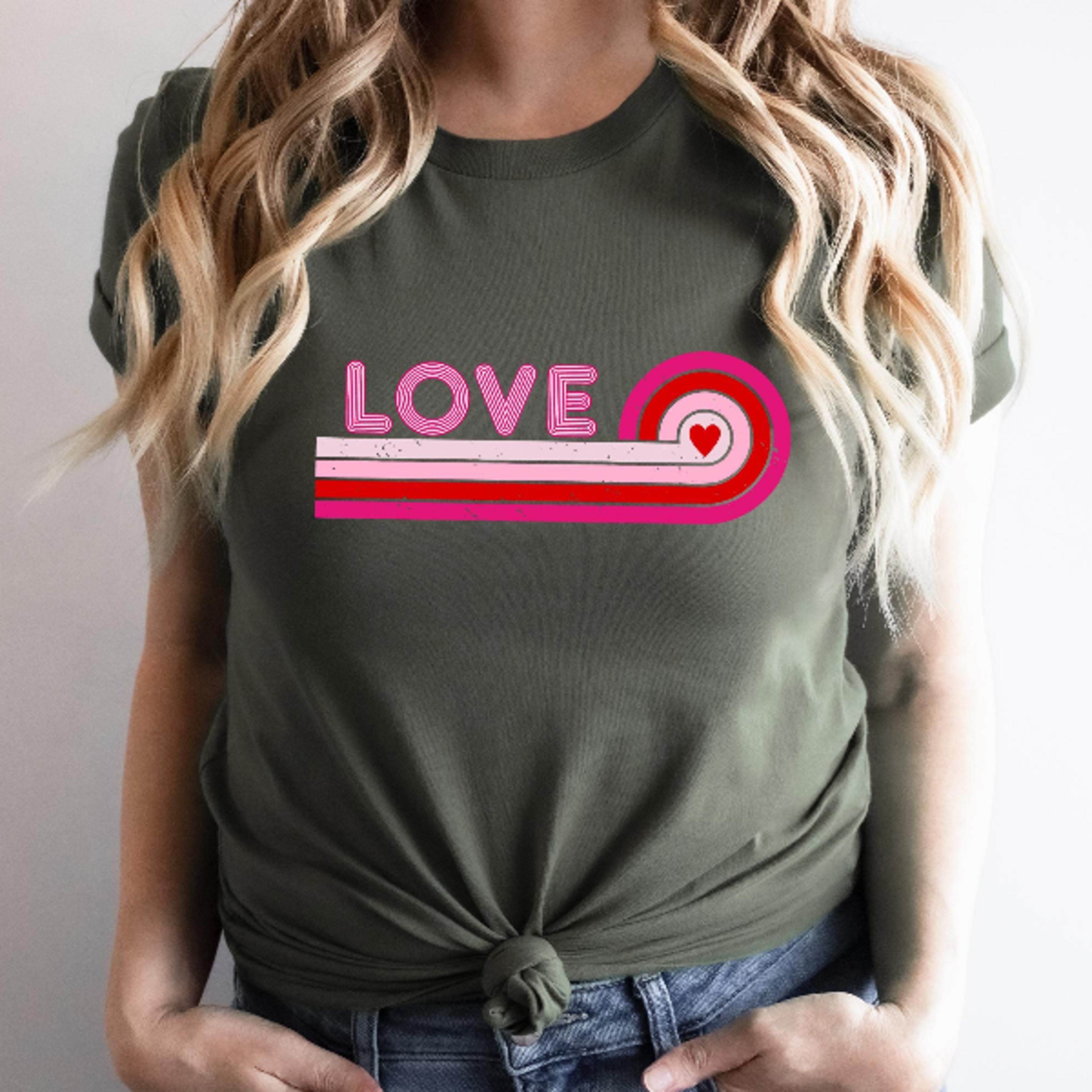 retro love valentines day shirt | heart graphic tee women vintage style cute romantic outfit