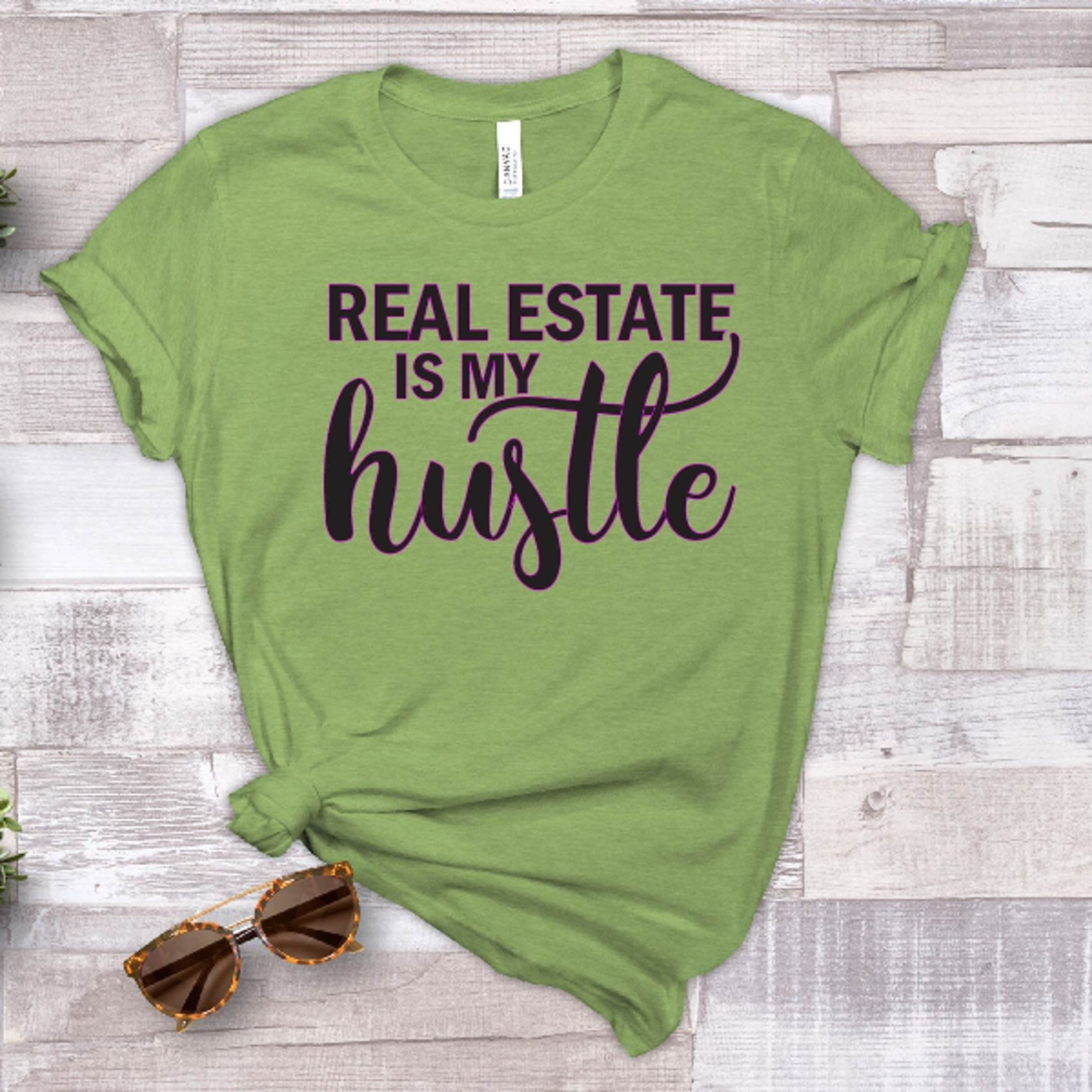 real estate is my hustle shirt, gift to realtor, real estate agent shirt, custom real estate girl shirt, realtor shirt
