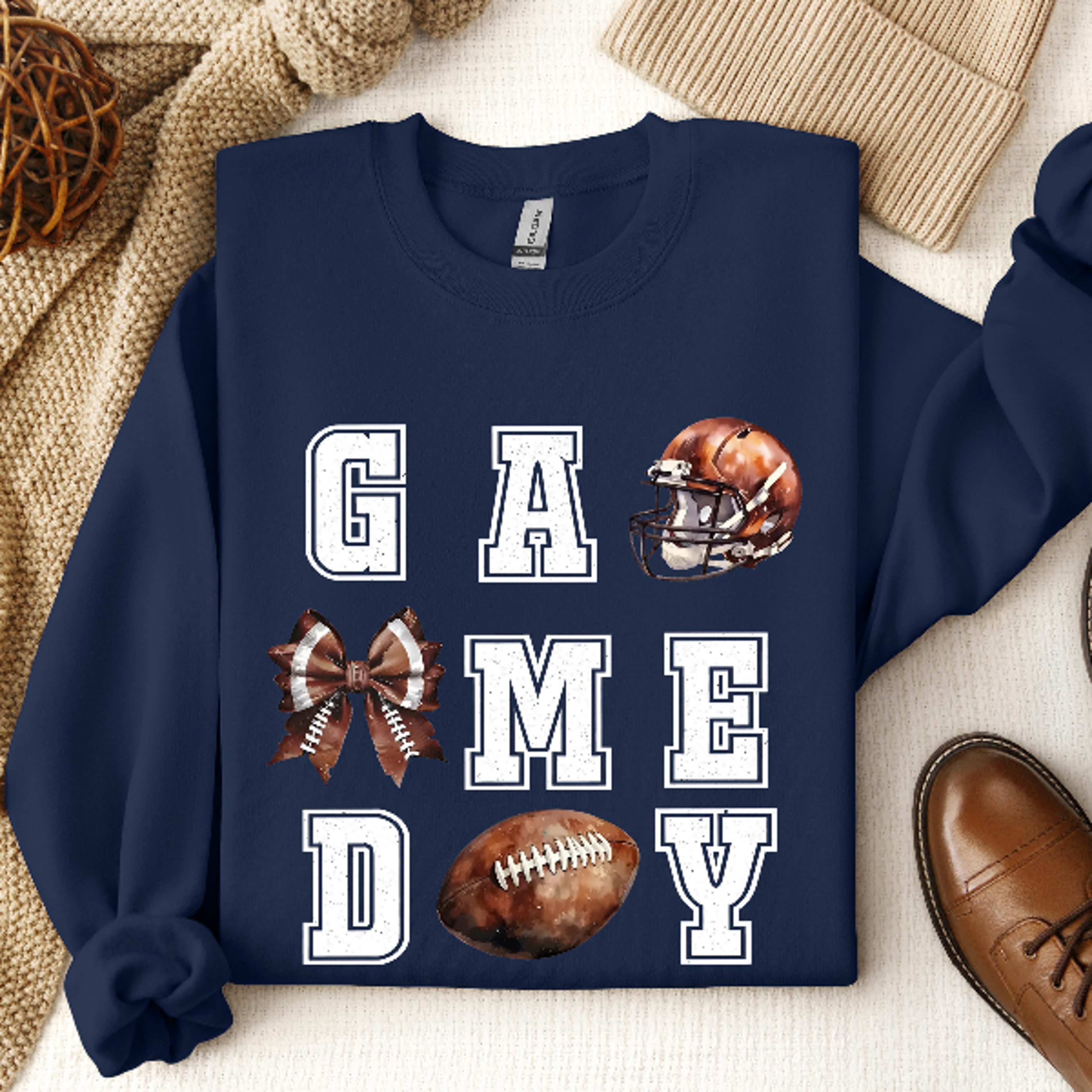 coquette football shirt, retro gameday sweatshirt, football bow t-shirt, autumn football season sweater