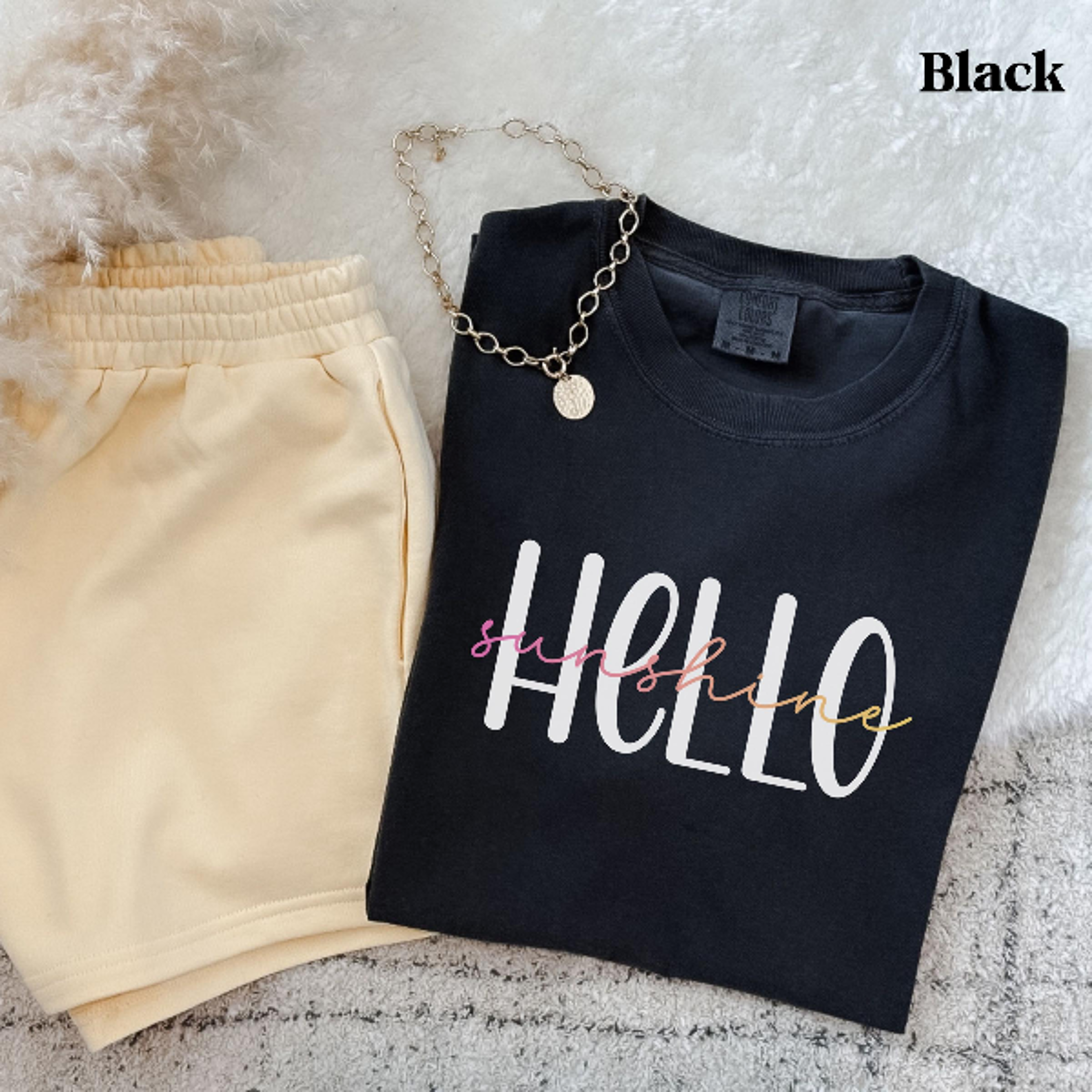 Hello Sunshine Comfort Colors Summer Shirt
