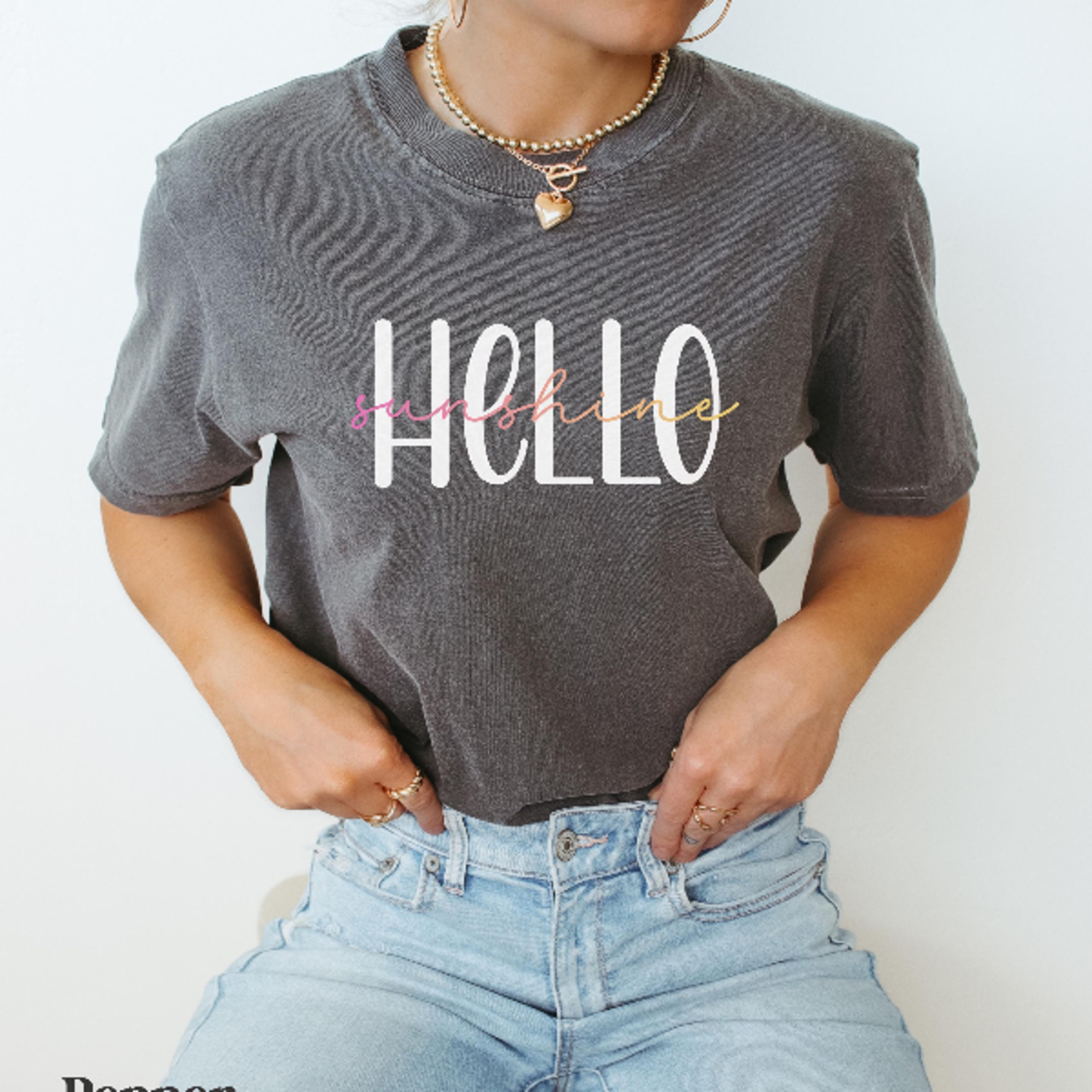 Hello Sunshine Comfort Colors Summer Shirt