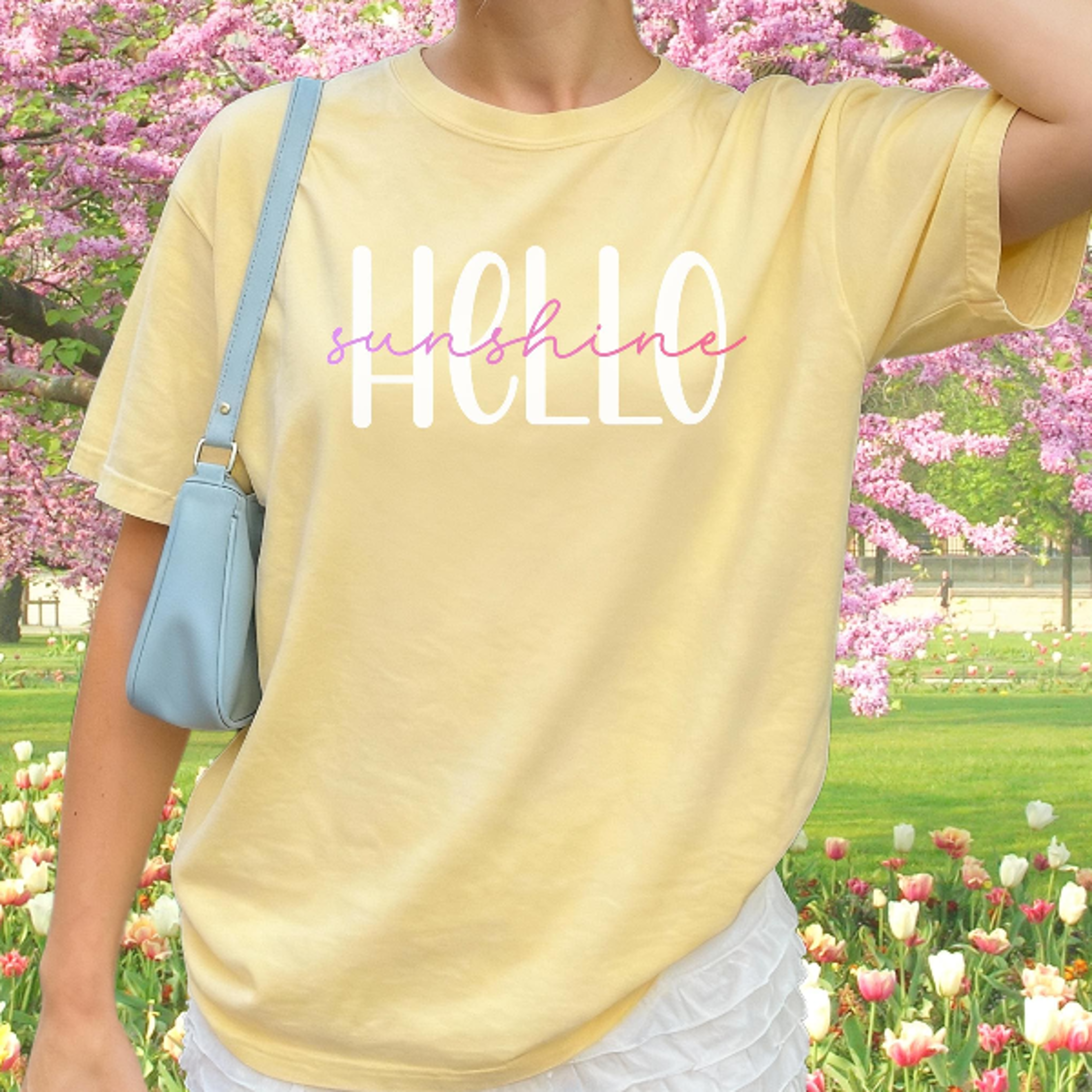 Hello Sunshine Comfort Colors Summer Shirt