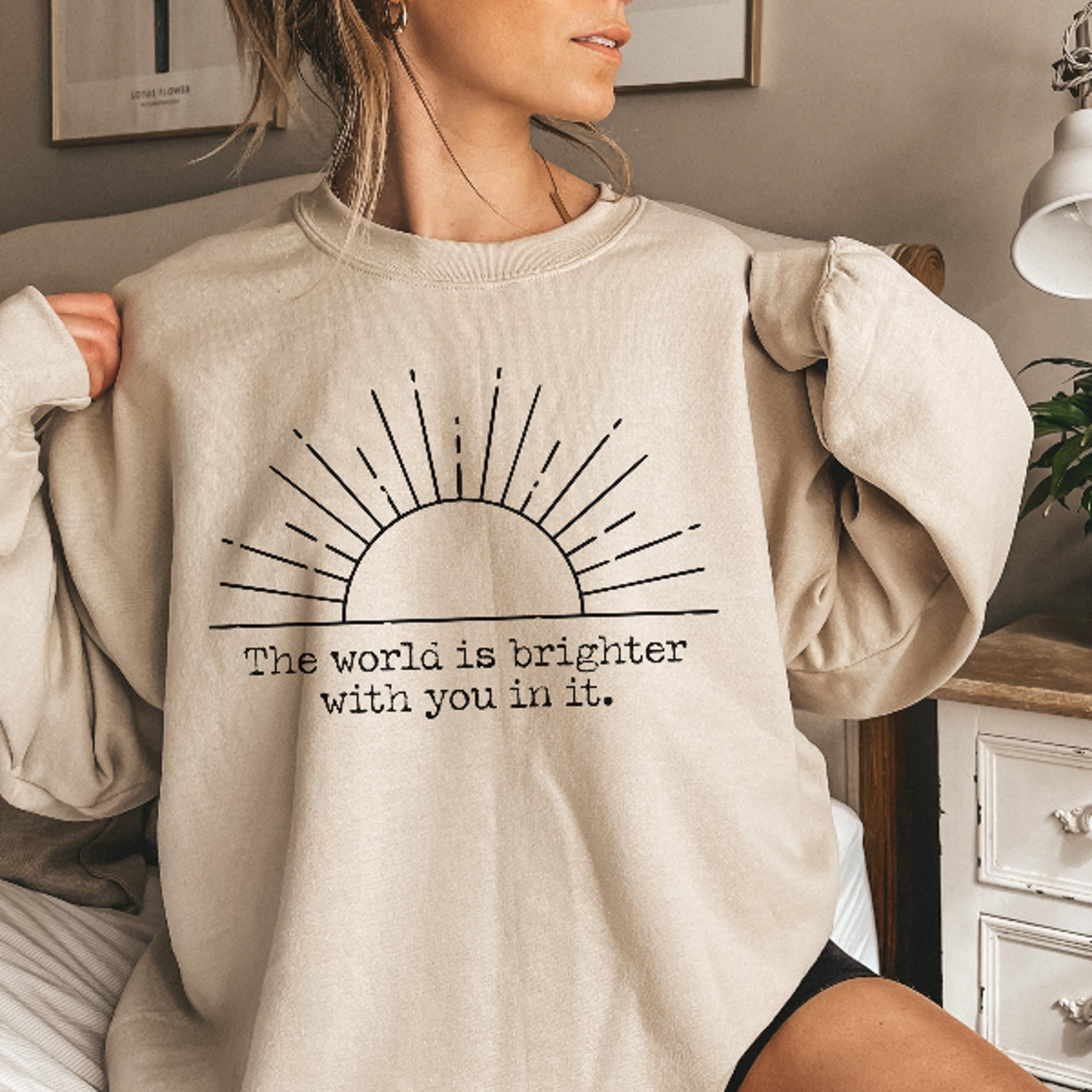 The World Is Brighter With You Shirt
