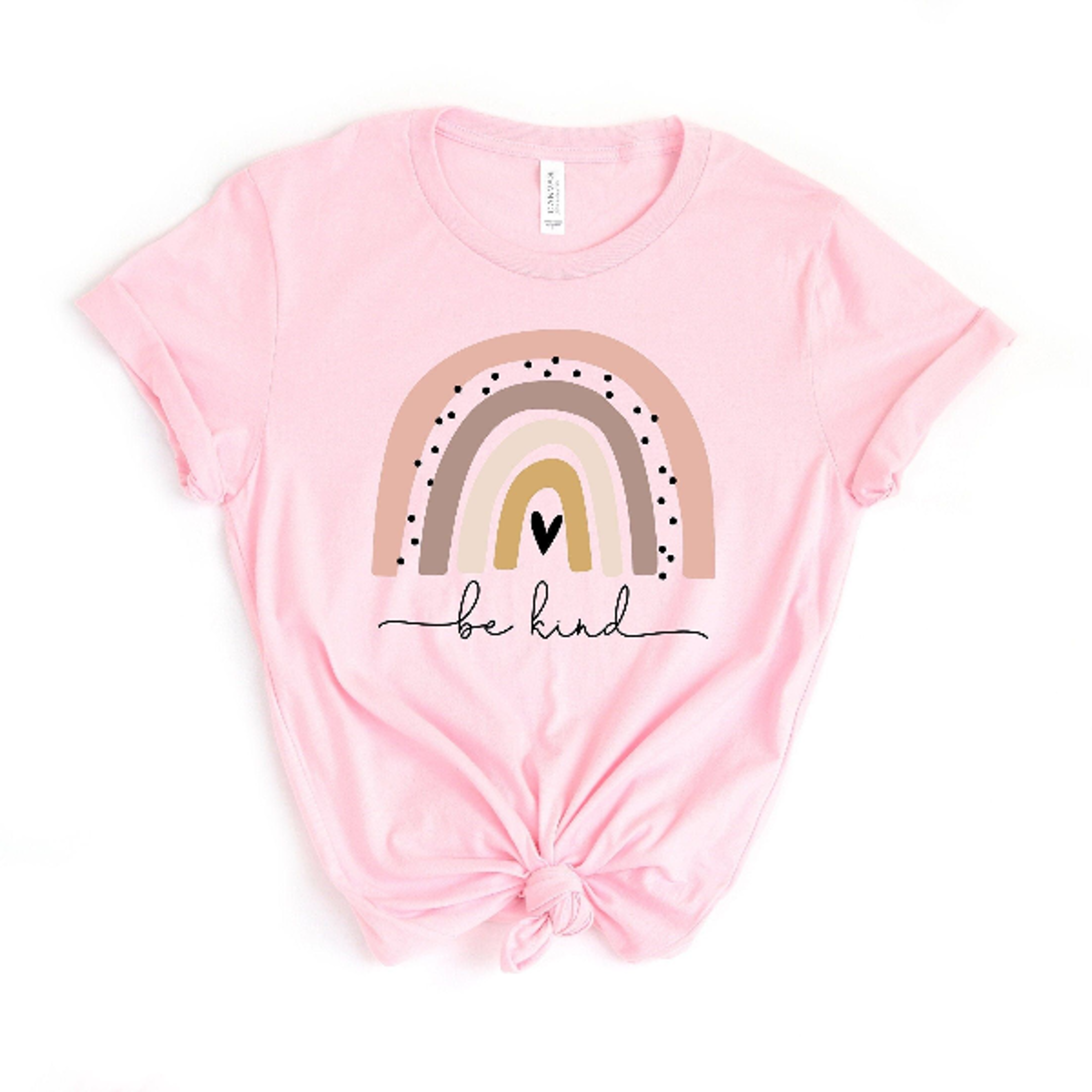 be kind rainbow shirt cute kindness graphic tee positive rainbow message shirt