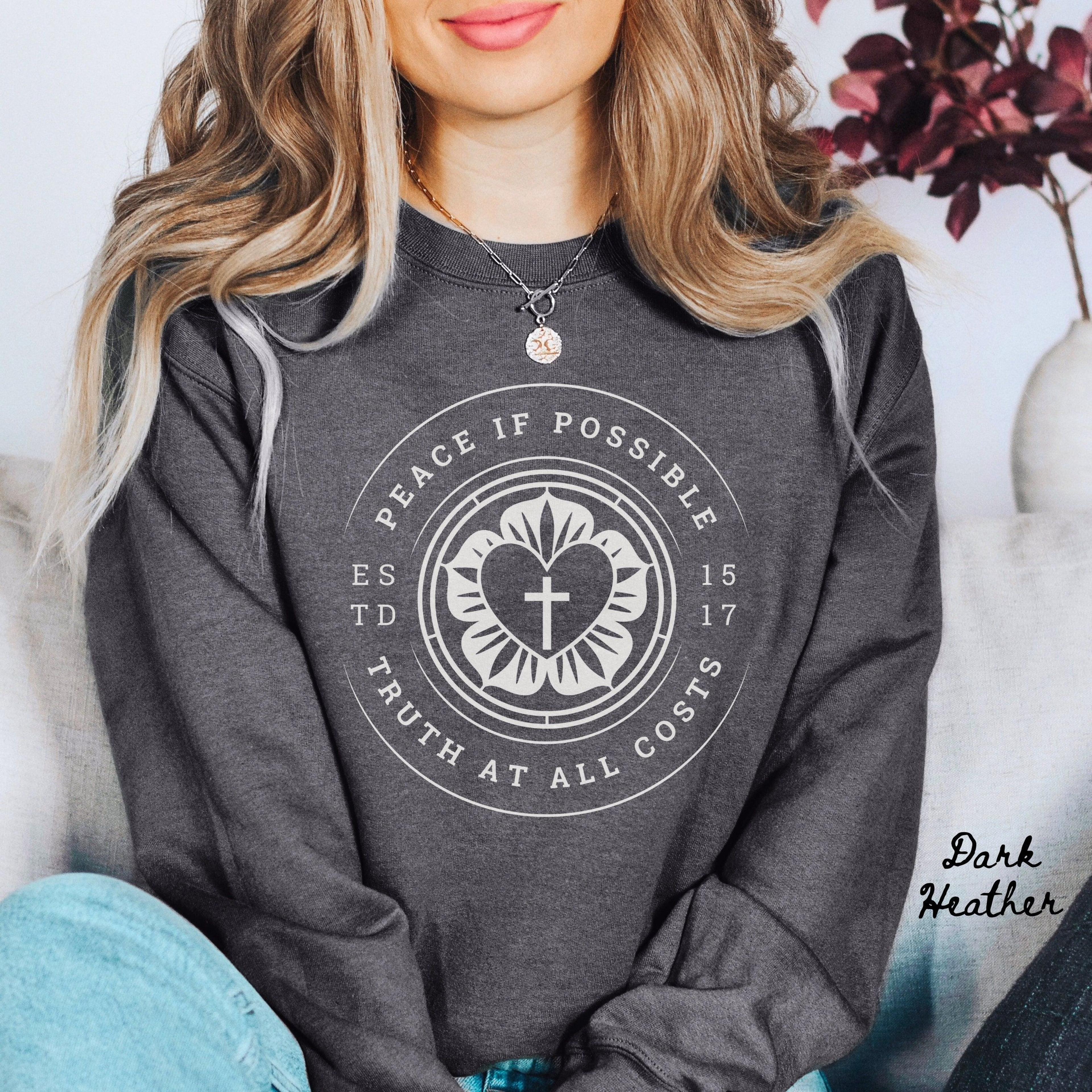 Reformation Day Sweatshirt Martin Luther Crewneck Reformed Christian 95 Theses Faith Shirt 1