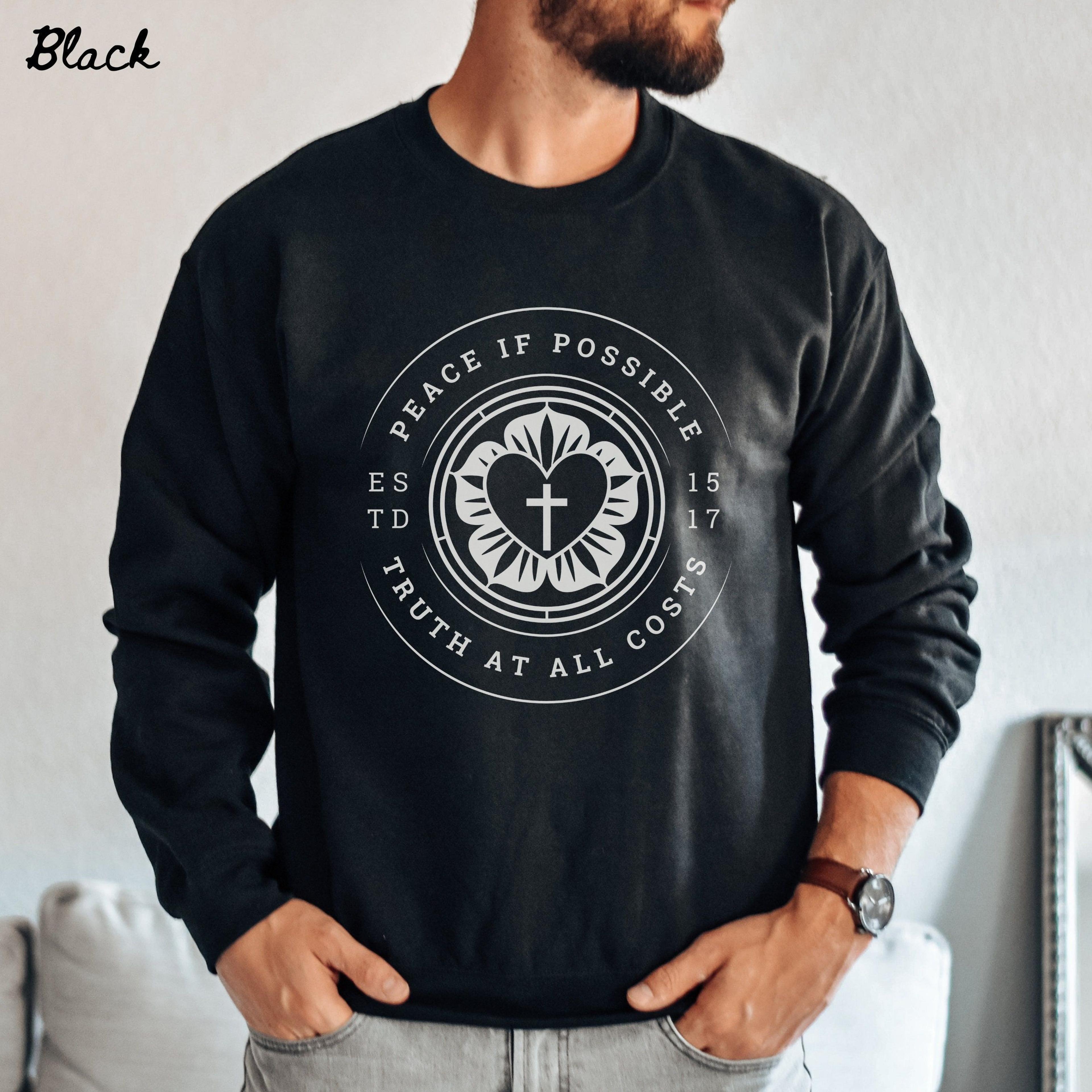 Reformation Day Sweatshirt Martin Luther Crewneck Reformed Christian 95 Theses Faith Shirt 3