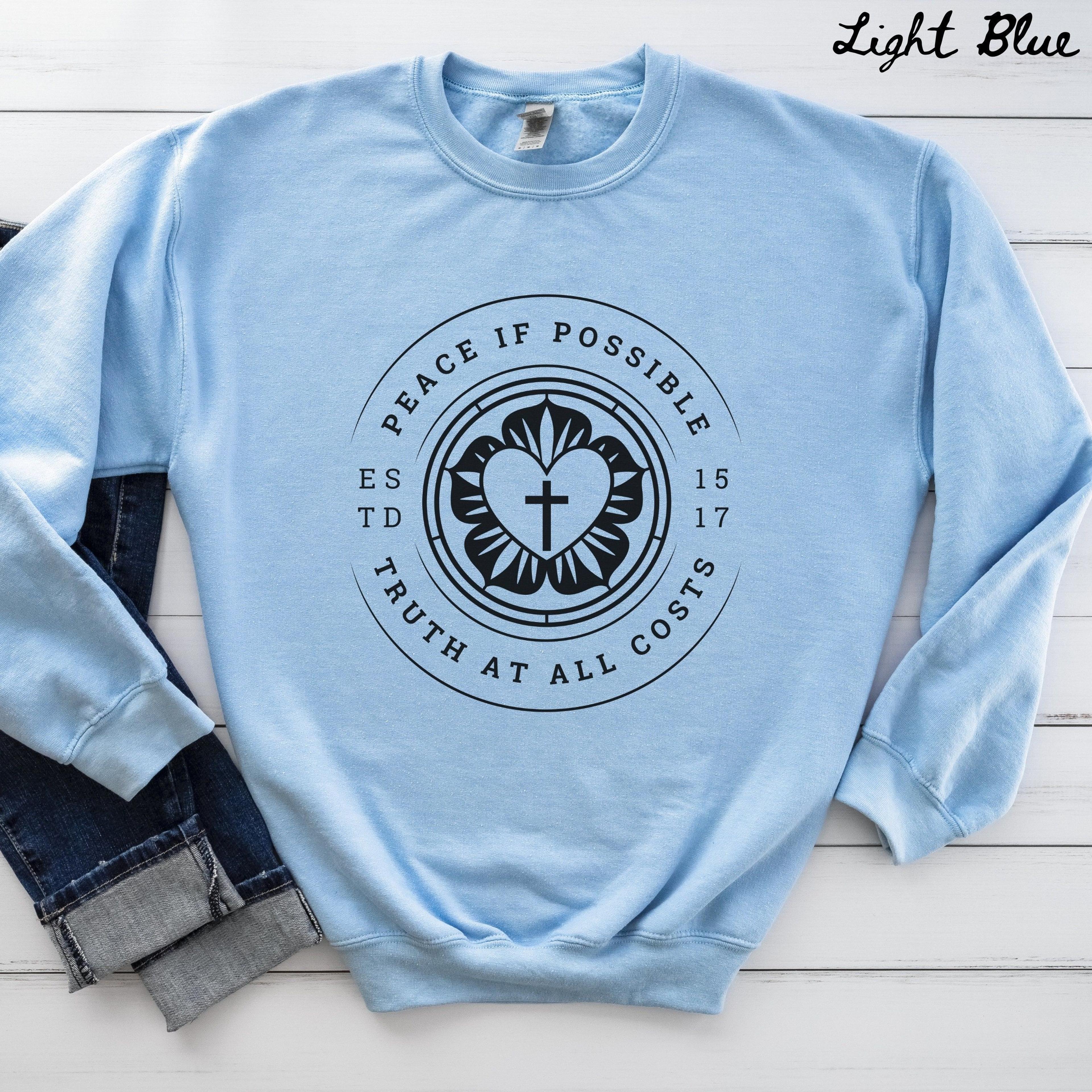 Reformation Day Sweatshirt Martin Luther Crewneck Reformed Christian 95 Theses Faith Shirt 4