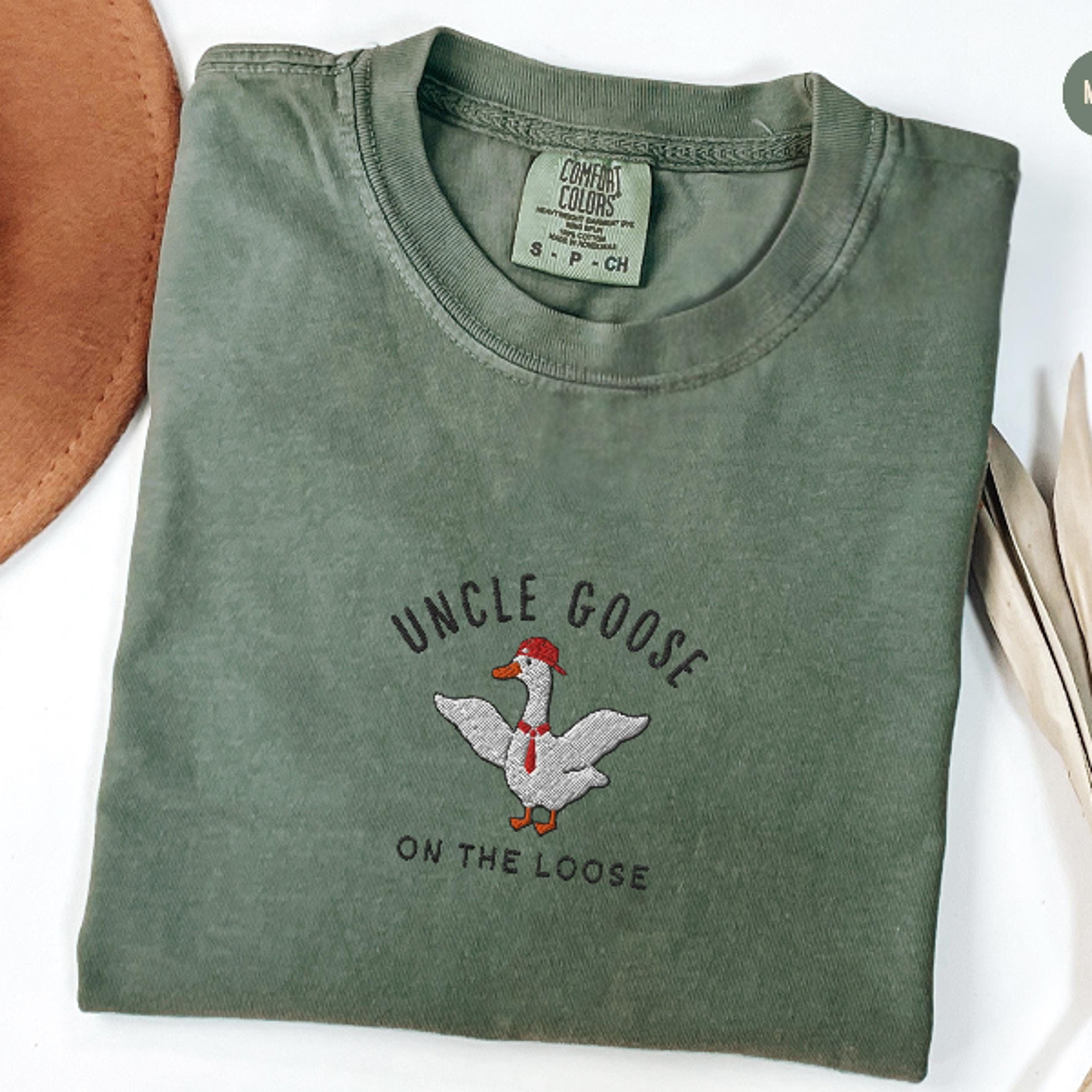 Embroidered Uncle Silly Goose Shirt Gift