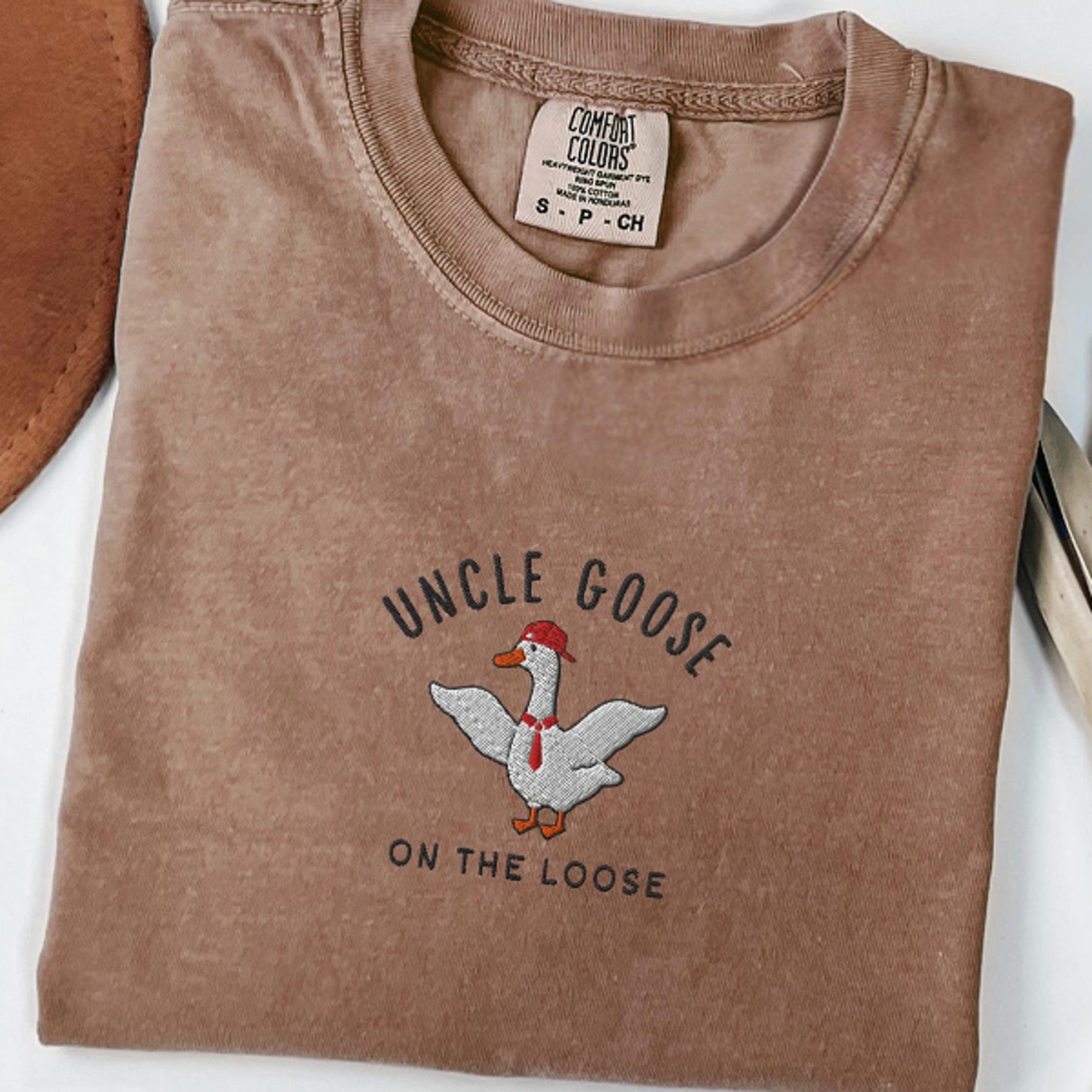 embroidered uncle silly goose shirt cool uncle club tee funny uncle to be gift