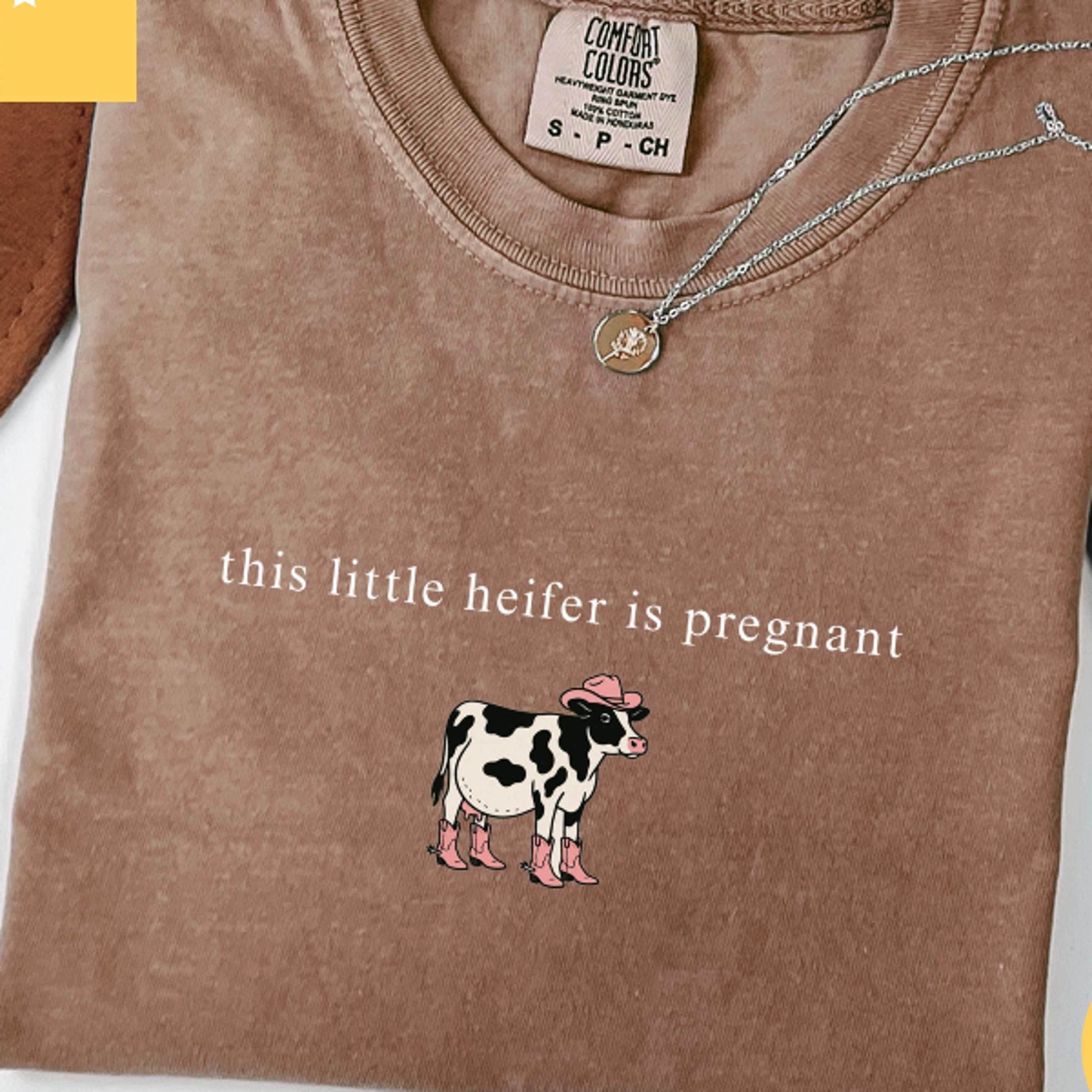 funny pregnancy announcement tee, western cow shirt, country mom to be, unhinged tshirt, pregnancy reveal shirt