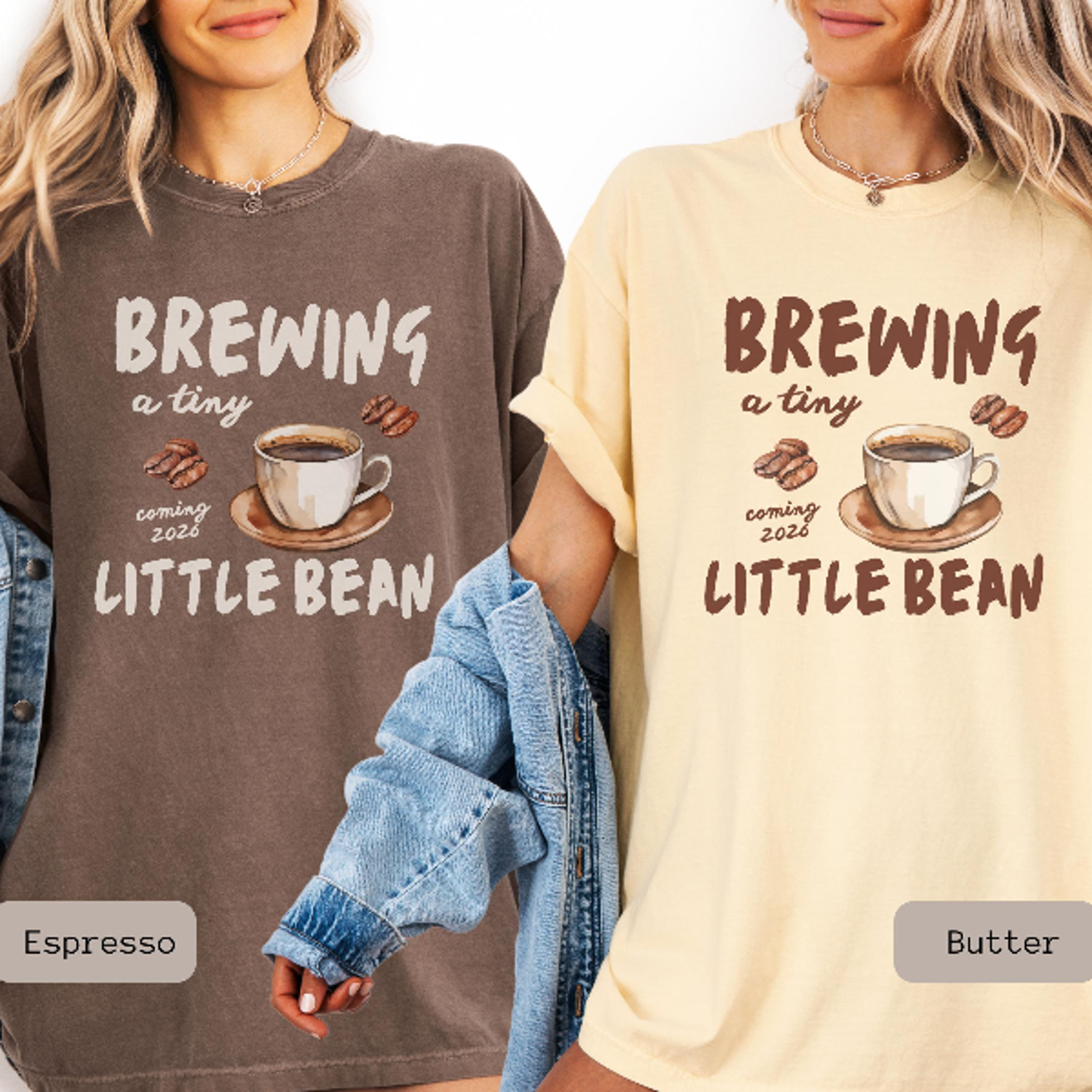 Brewing a Tiny Little Bean Pregnancy Shirt