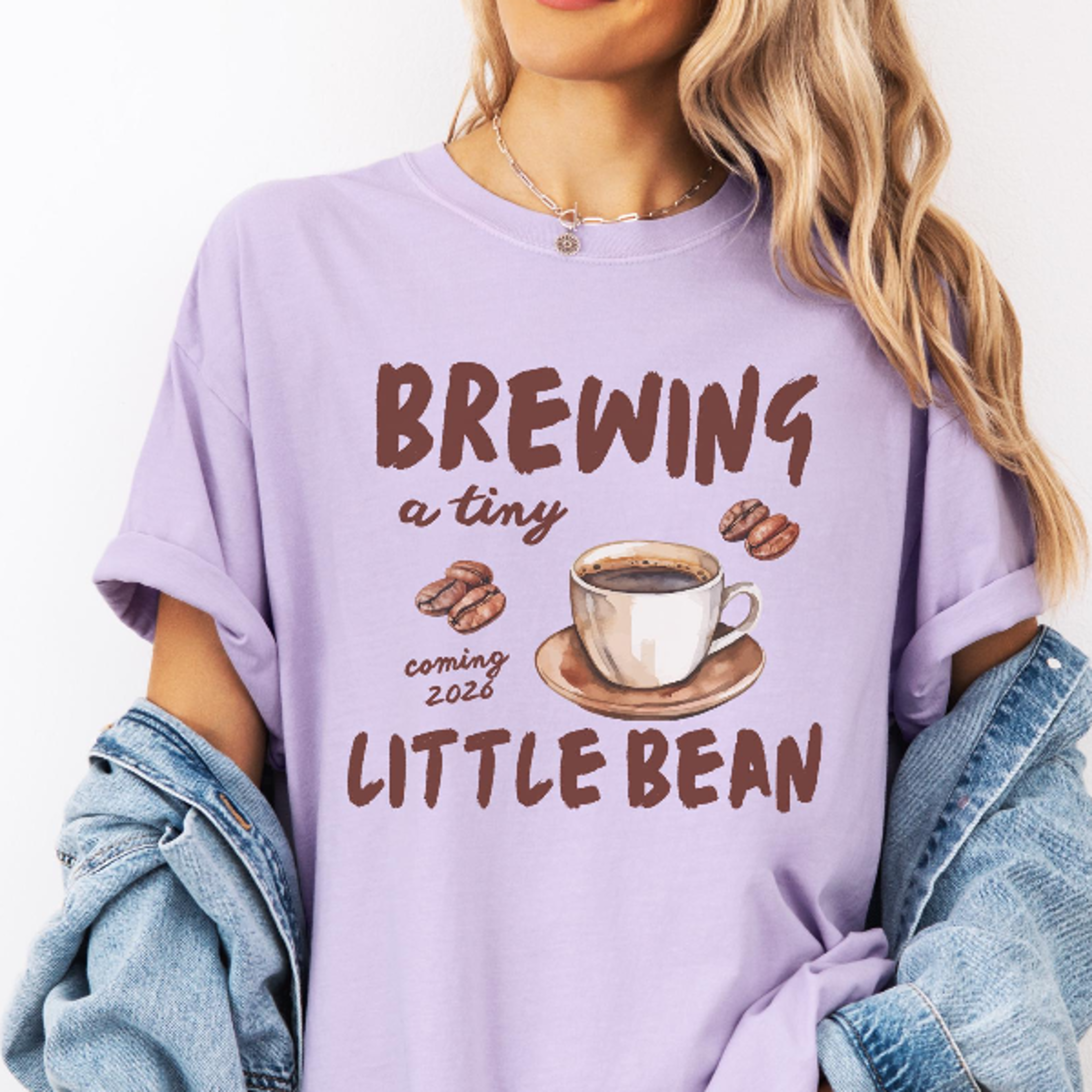 Brewing a Tiny Little Bean Pregnancy Shirt