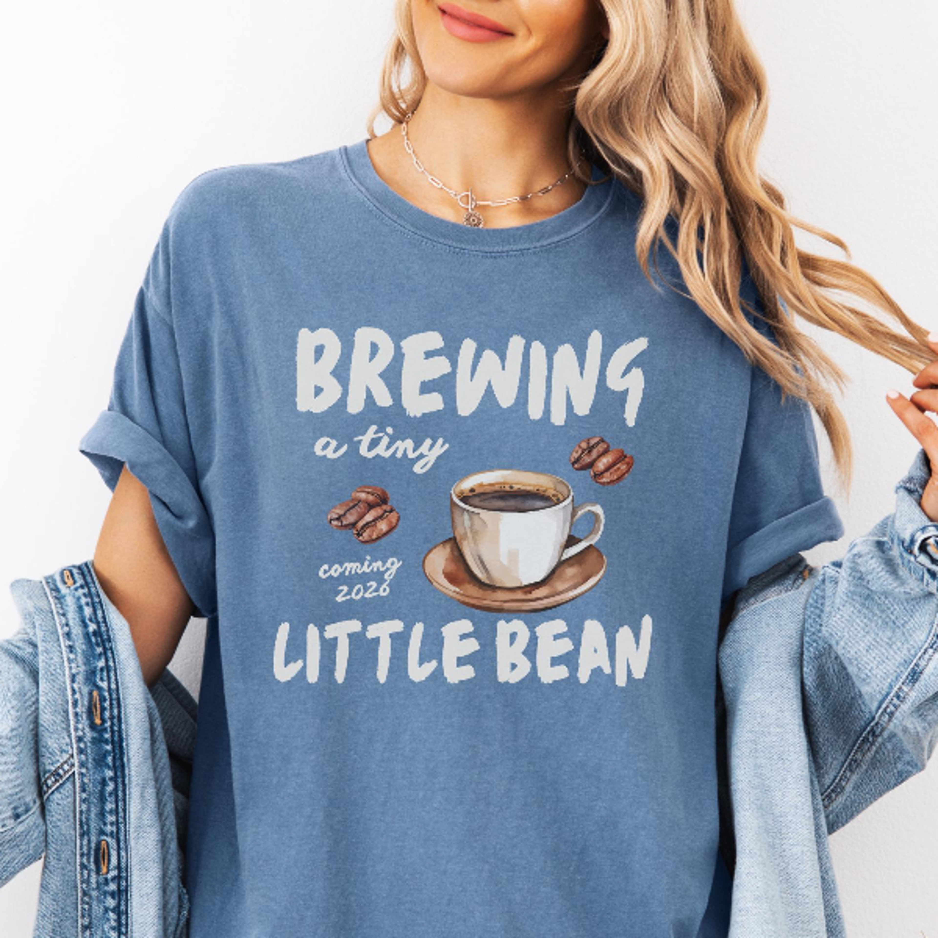 Brewing a Tiny Little Bean Pregnancy Shirt