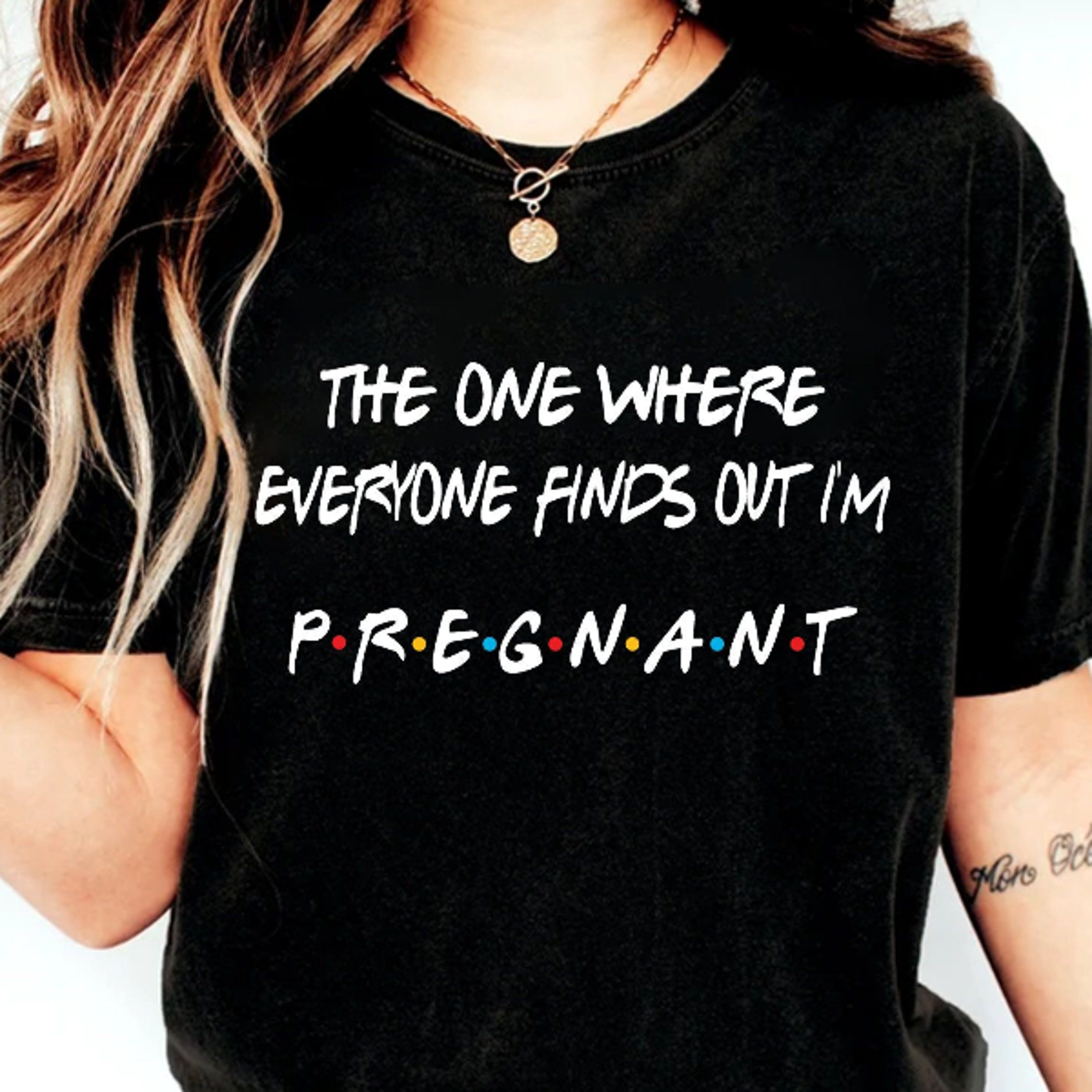 the one where i'm pregnant shirt funny pregnancy announcement tee mom to be gift
