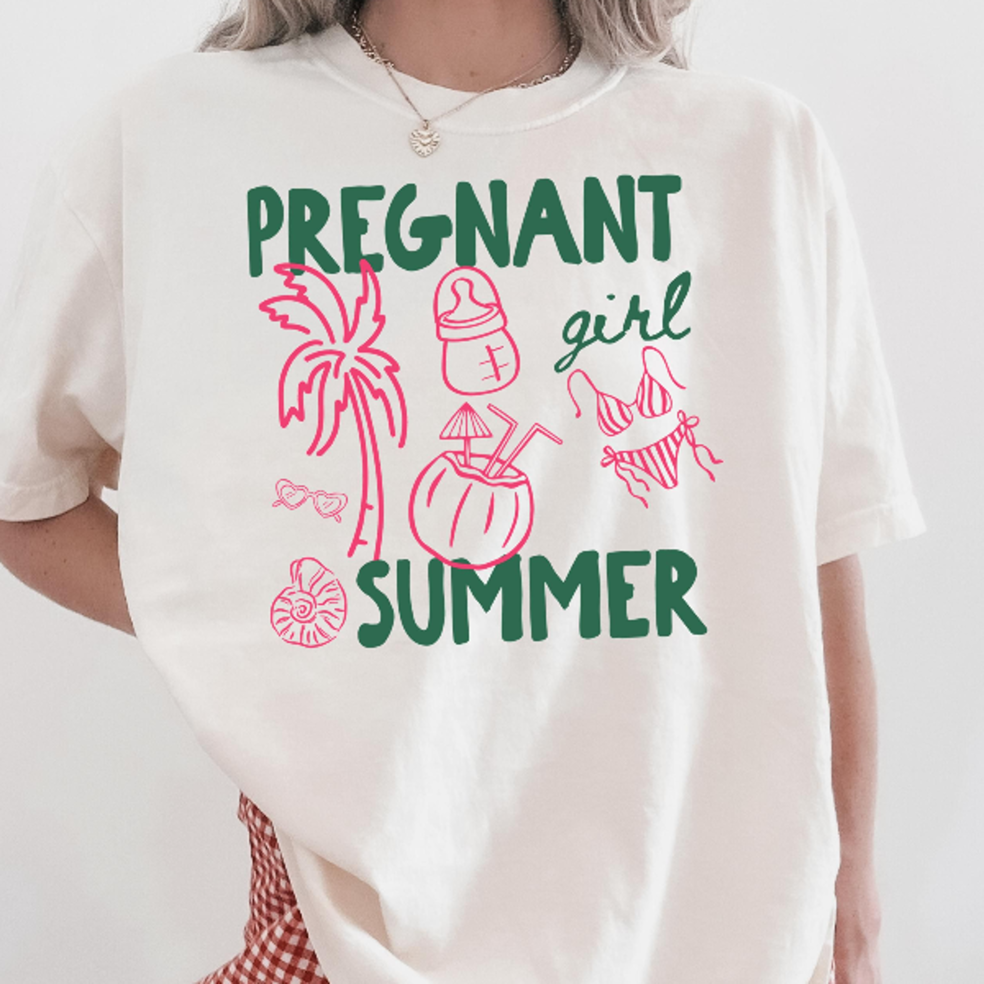 summer pregnancy announcement shirt beach baby reveal tee mom to be gift