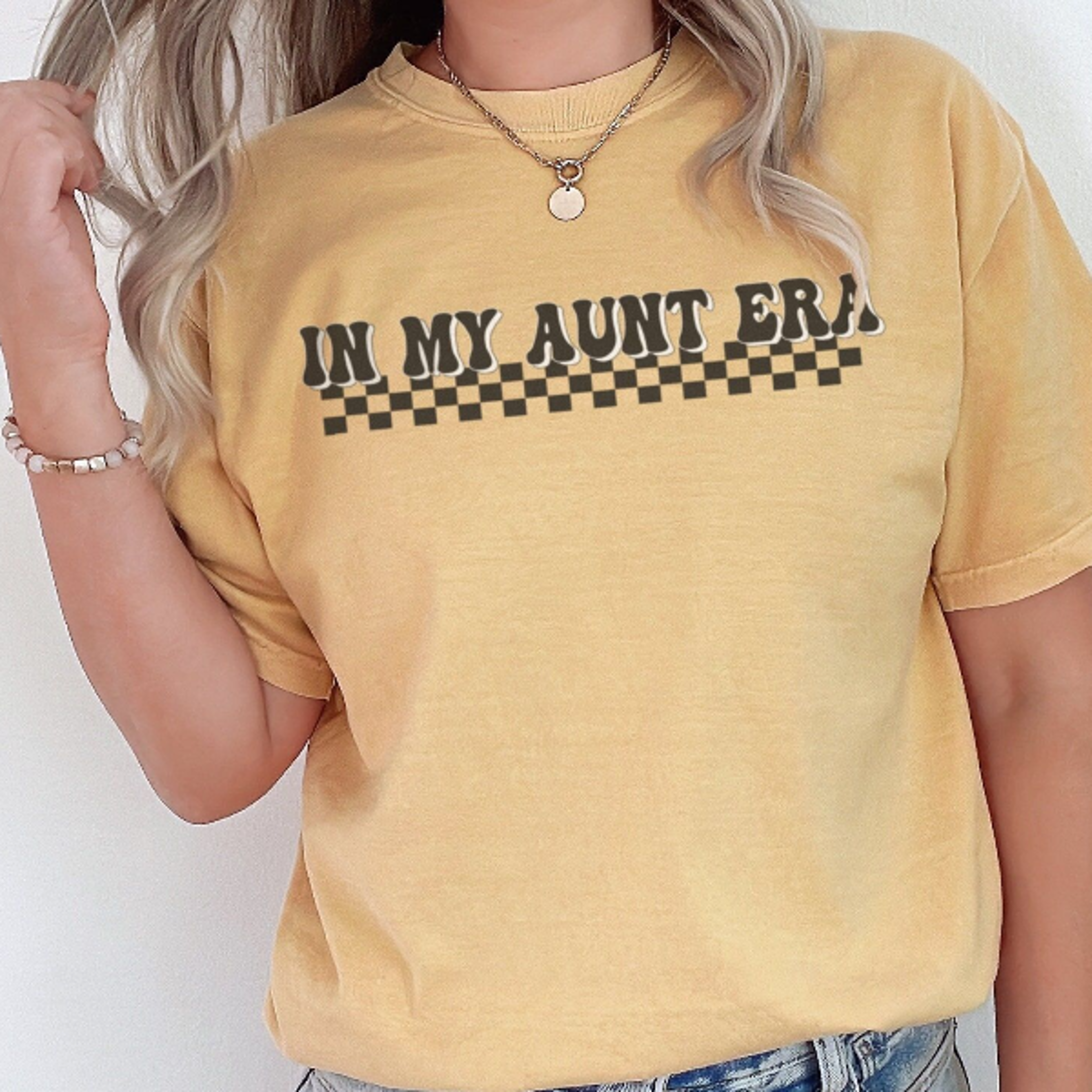 in my aunt era shirt comfort colors graphic tee cute aunt gift