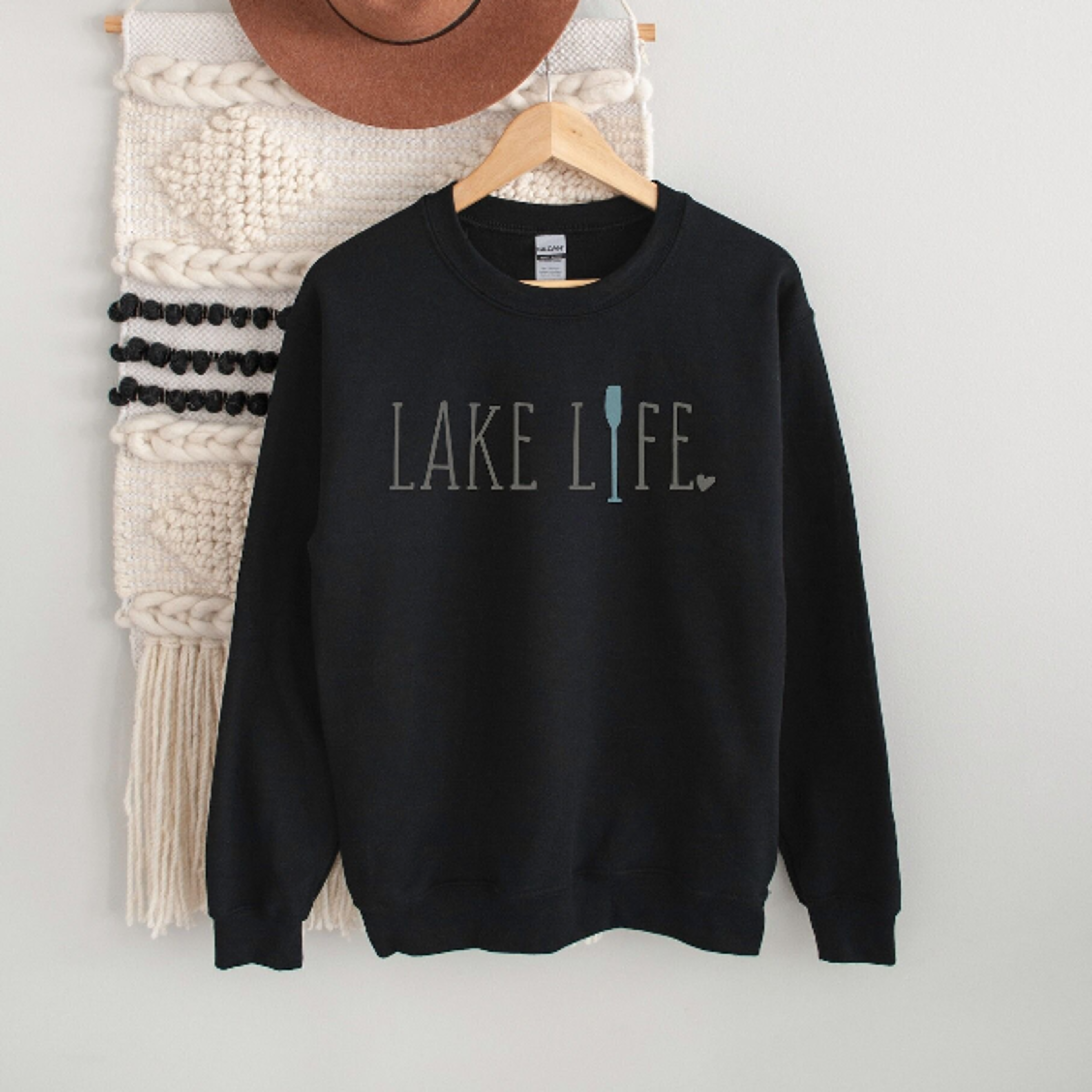 lake life crewneck sweatshirt cozy vintage lake house pullover