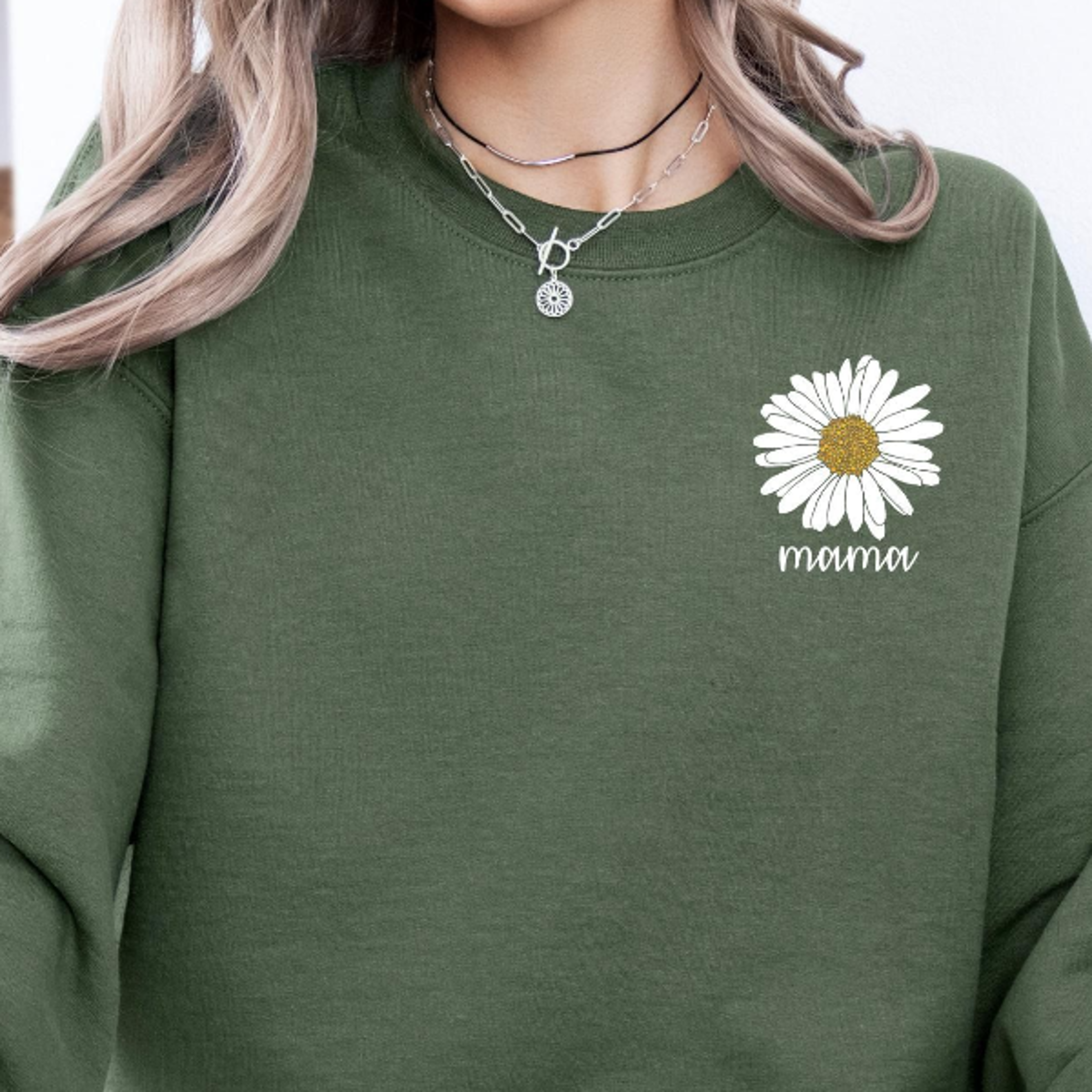 daisy mama mimi mini matching sweatshirt | mommy and me set | first mother's day gift shirt | new mom crewneck