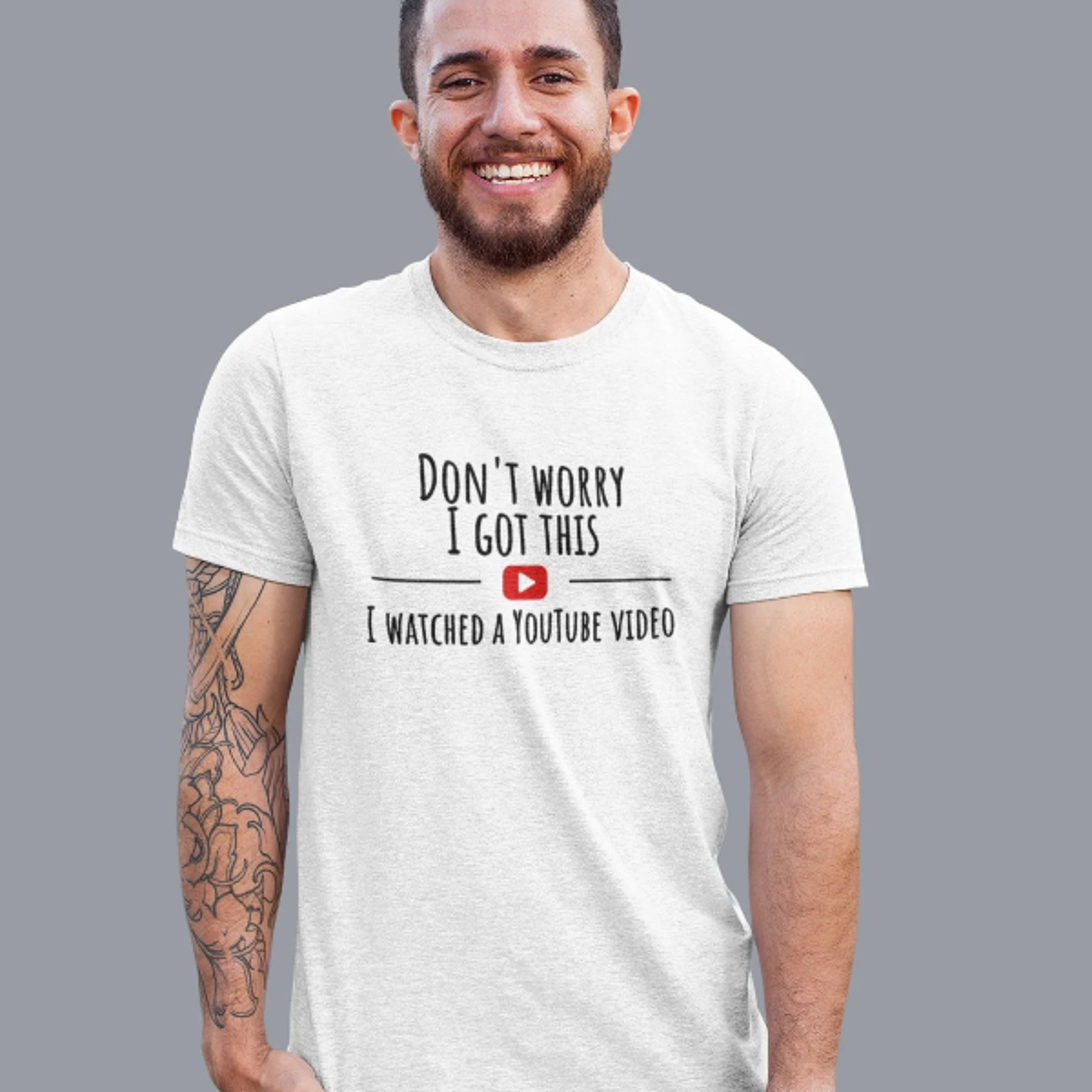 funny diy dad shirt i watched a youtube video tee