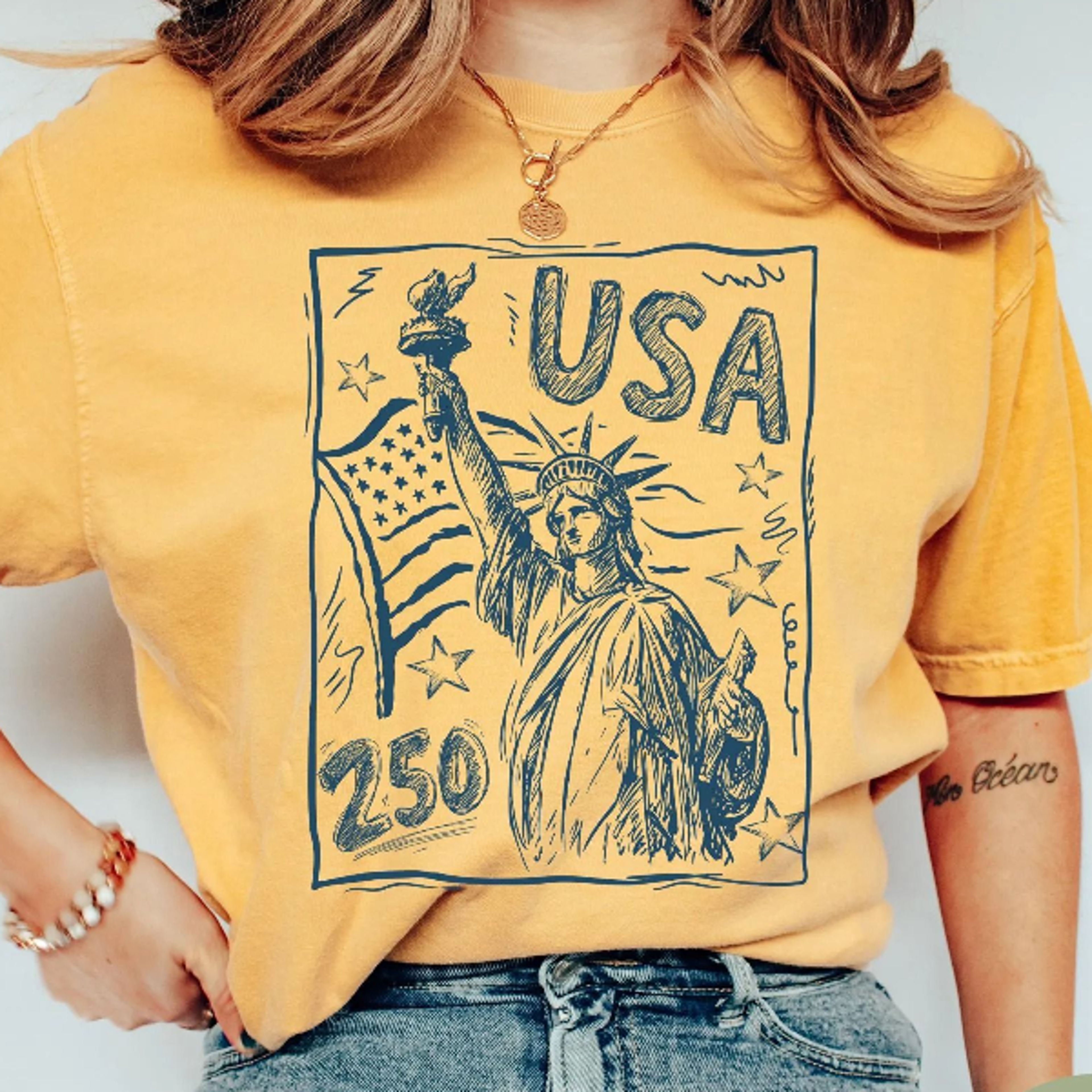 statue of liberty shirt usa 250 vintage america retro patriotic 4th of july graphic tee teeshirtophia