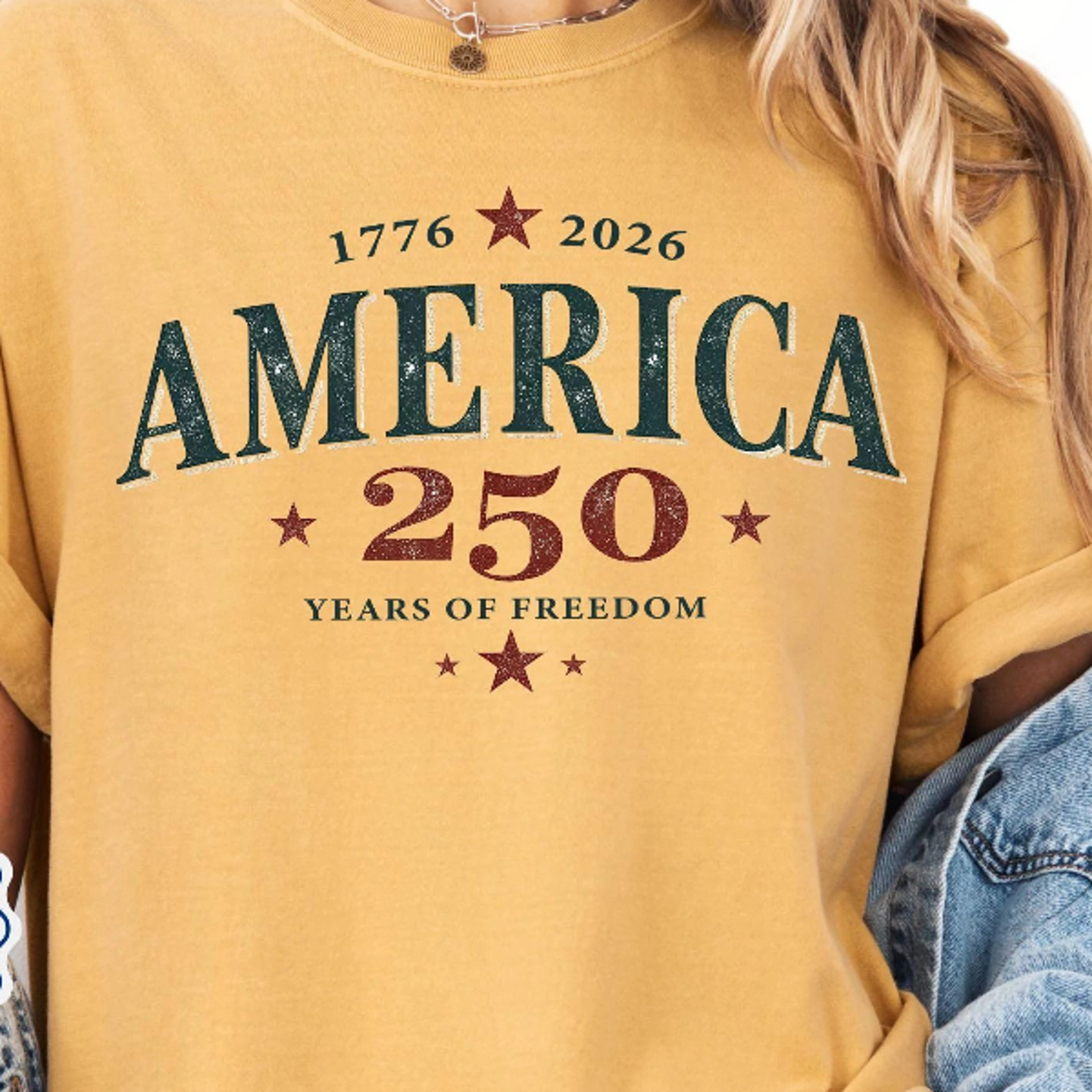 america 250 patriotic 1776–2026 independence day freedom graphic tee
