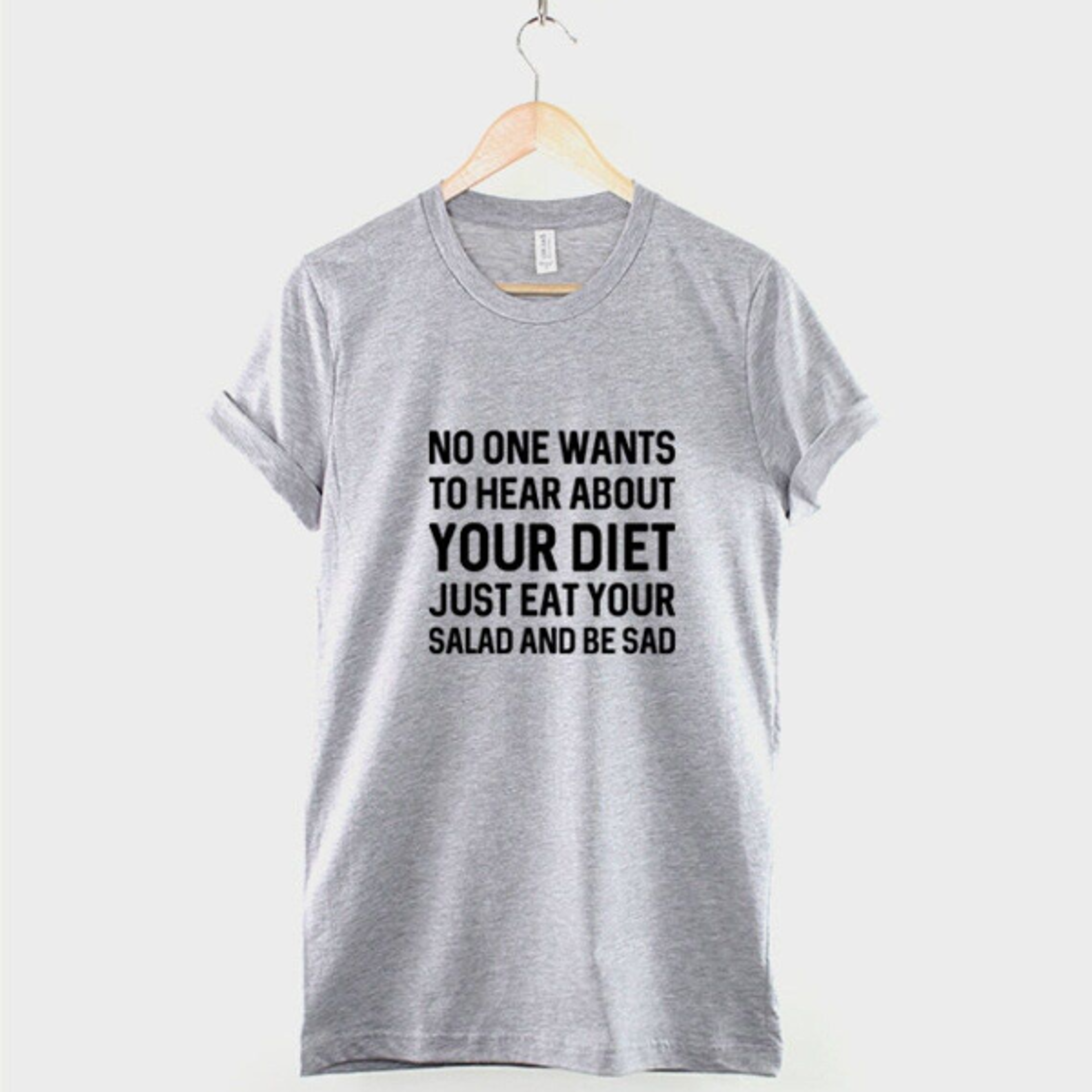 eat your salad be sad shirt funny gym diet humor workout tee fitness meme shirt