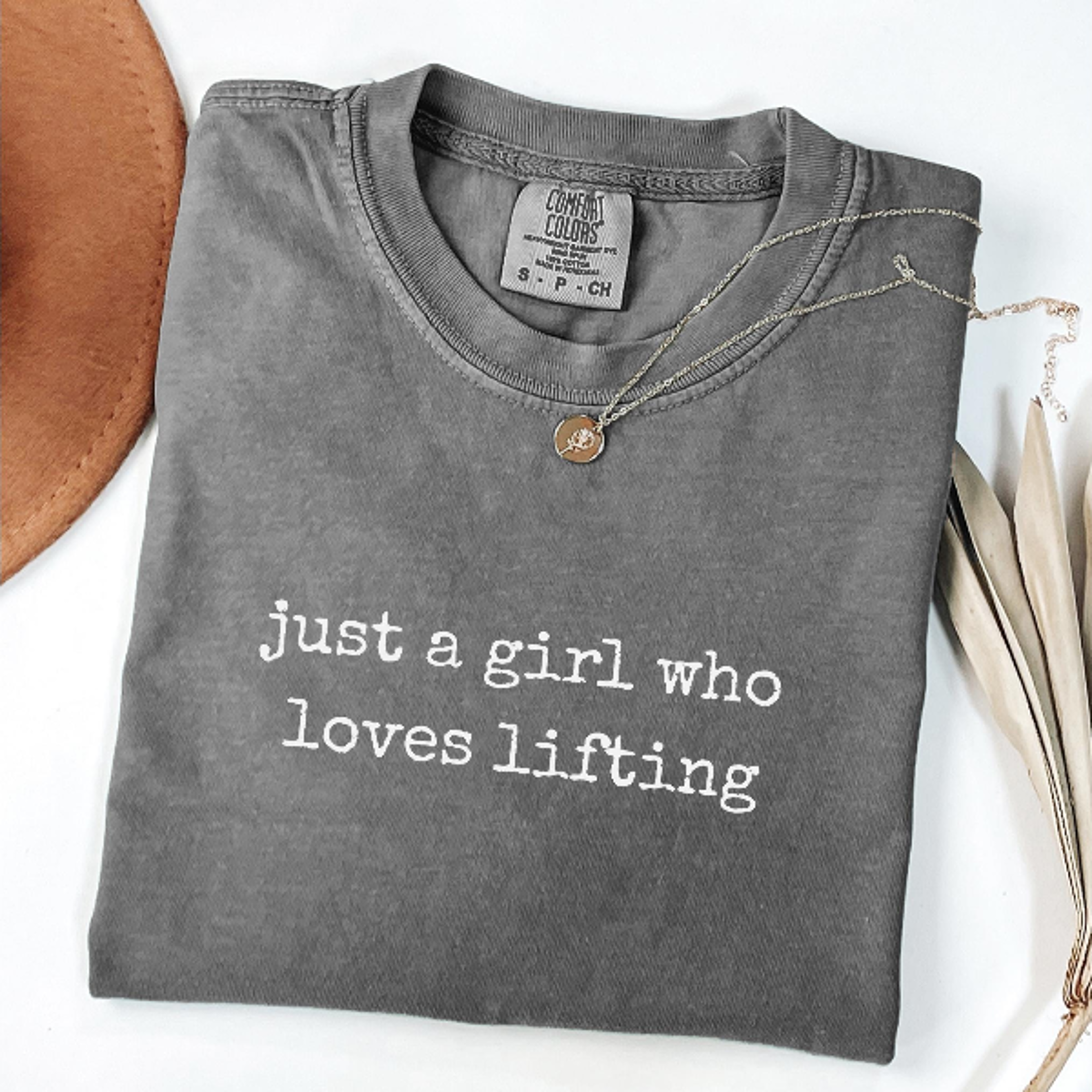 just a girl who loves lifting gym shirt women workout tee fitness motivation gym girl shirt