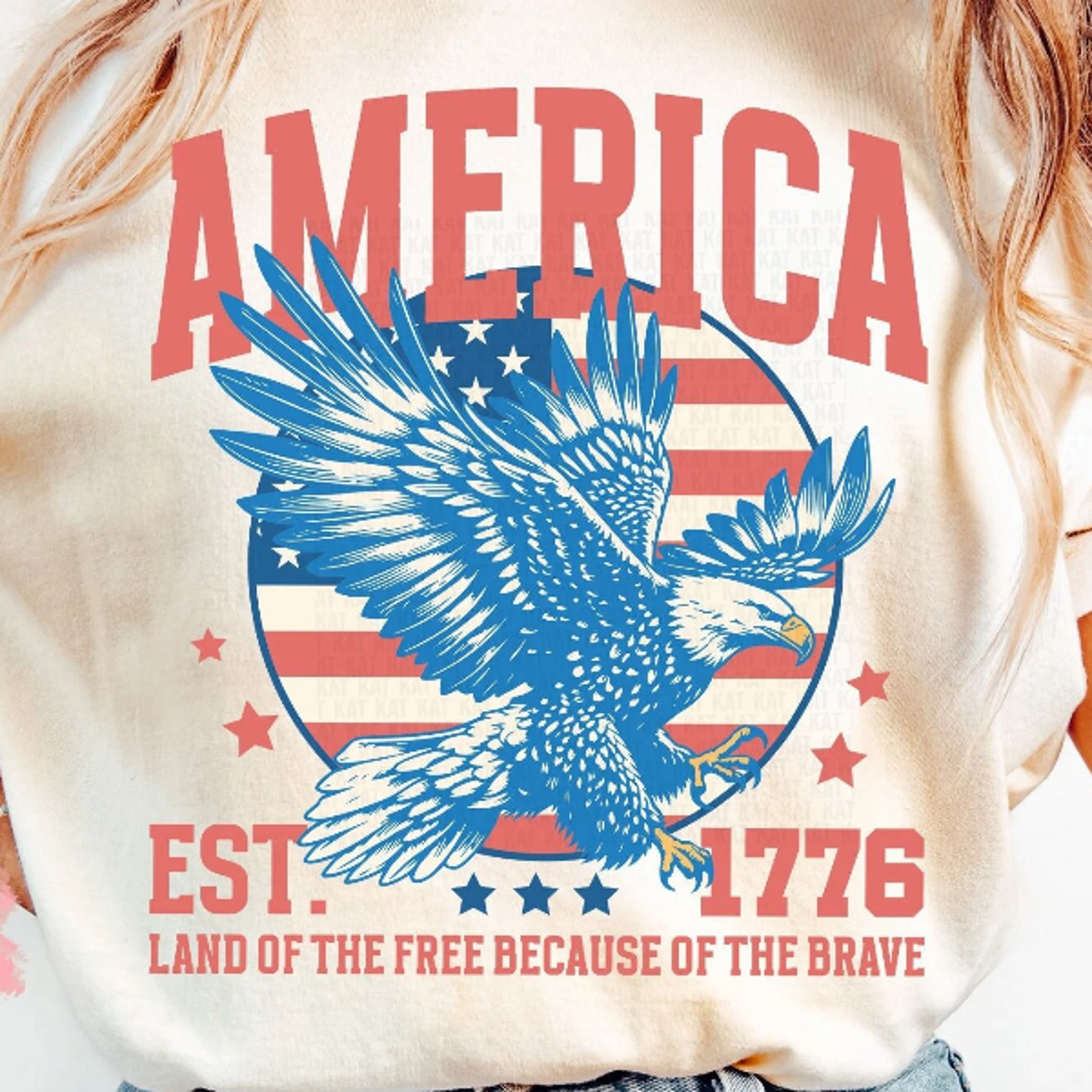 usa red white and blue 1776 summer bbq 4th of july graphic tee