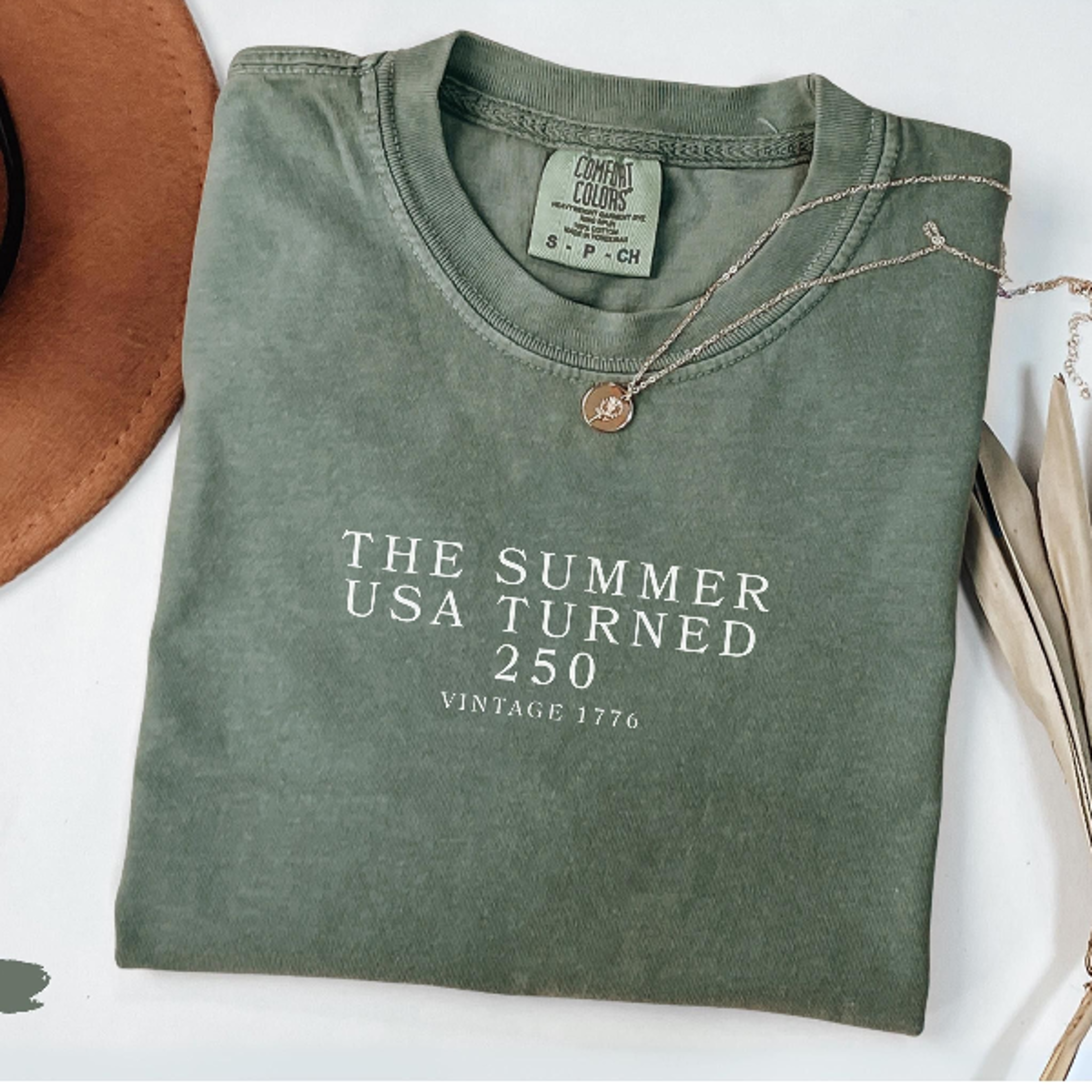 the summer usa 250 years patriotic 1776–2026 4th of july graphic tee