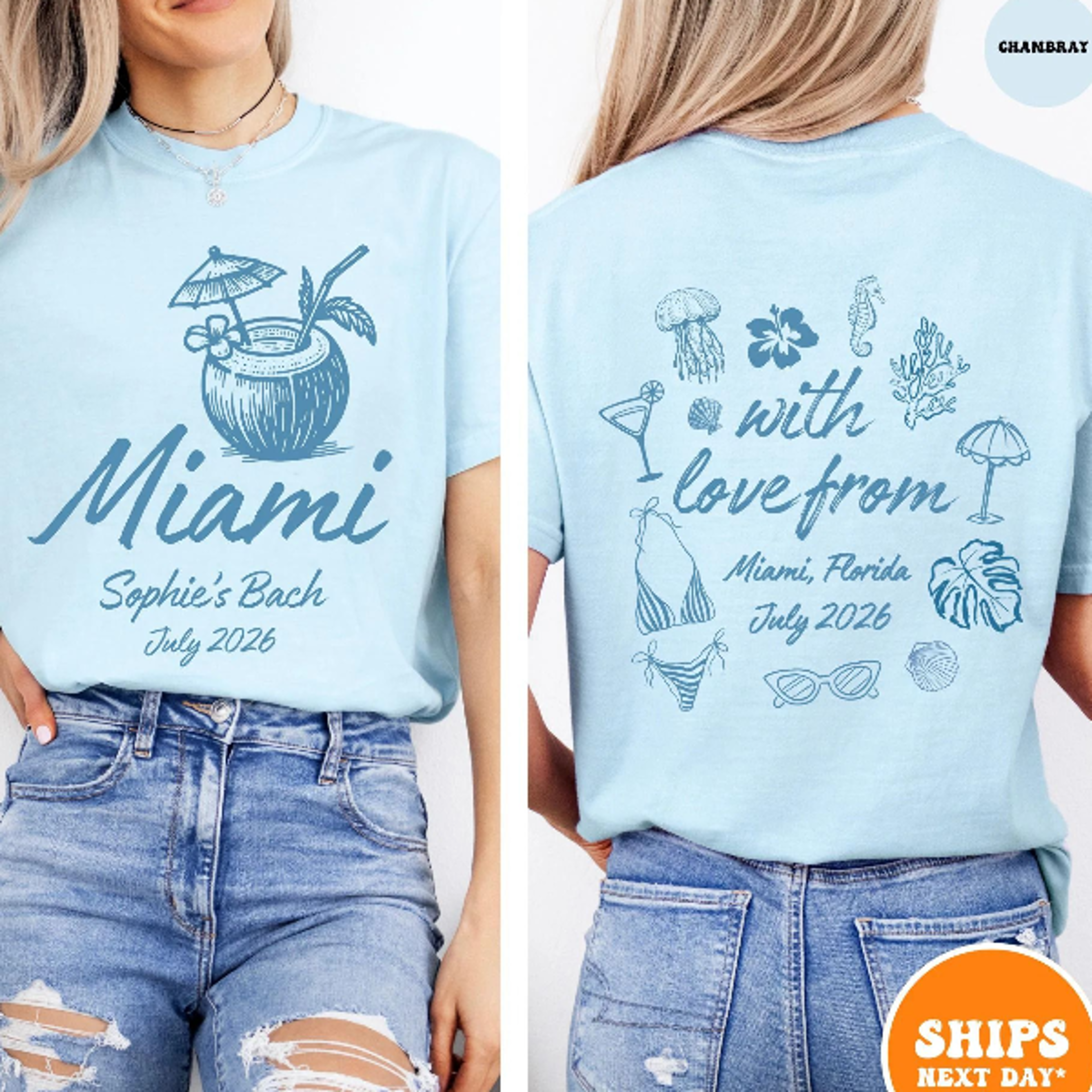 we be trippin travel t-shirt custom location family vacation matching tee