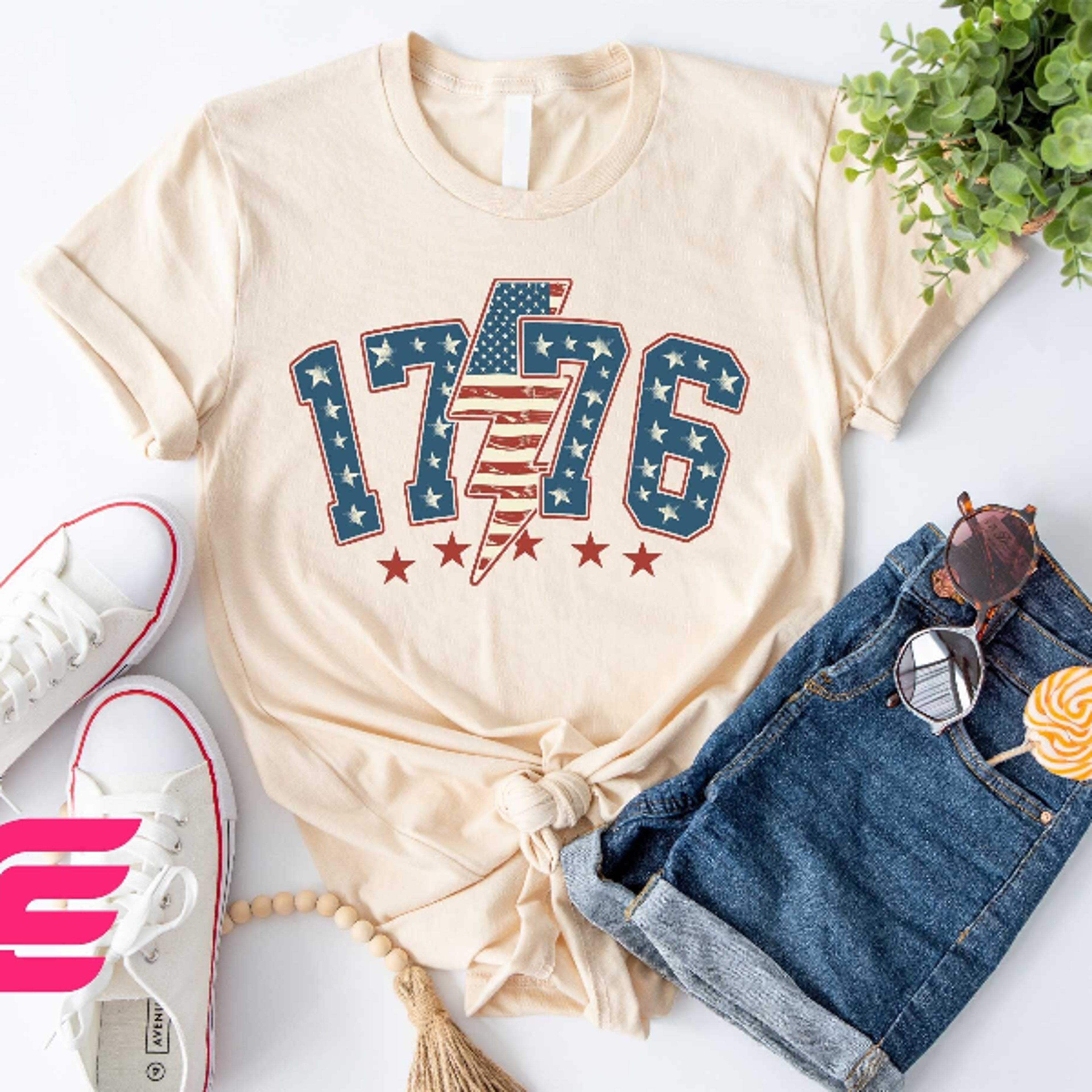 1776 america patriotic merica 4th of july independence day graphic tee