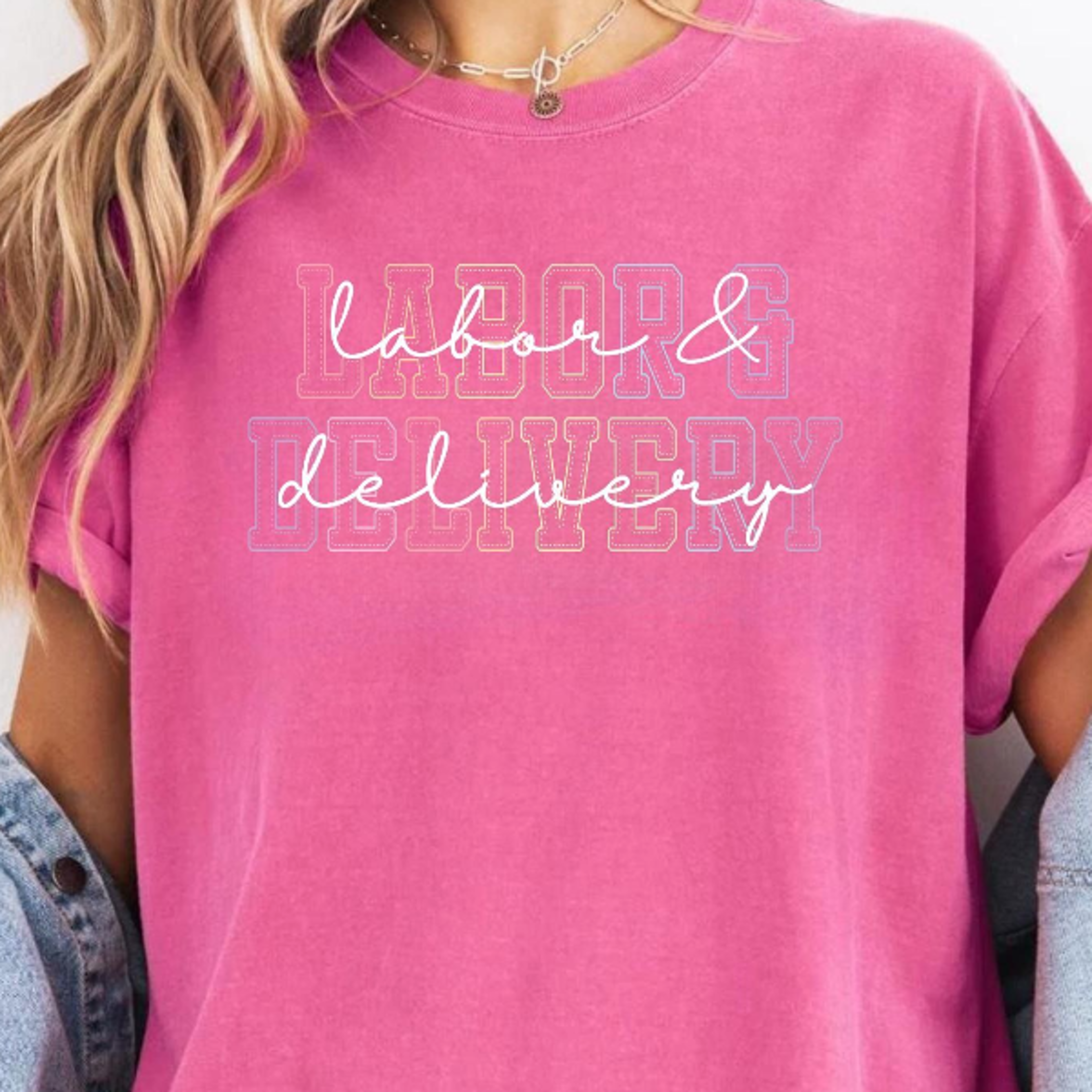 labor and delivery nurse t-shirt | l&d nurse shirt | maternity nursing tee gift for baby delivery nurse