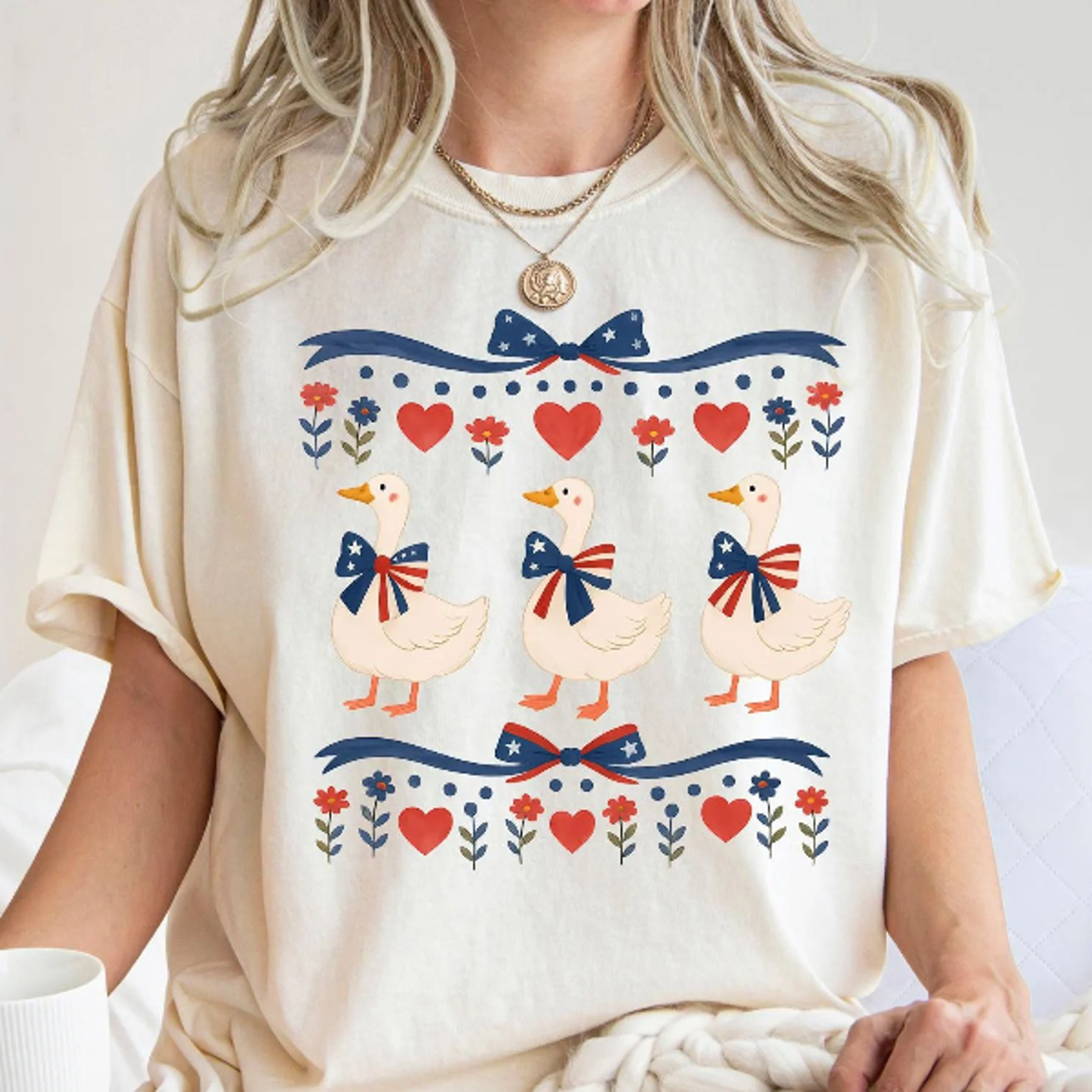 american goose 4th of july patriotic graphic tee