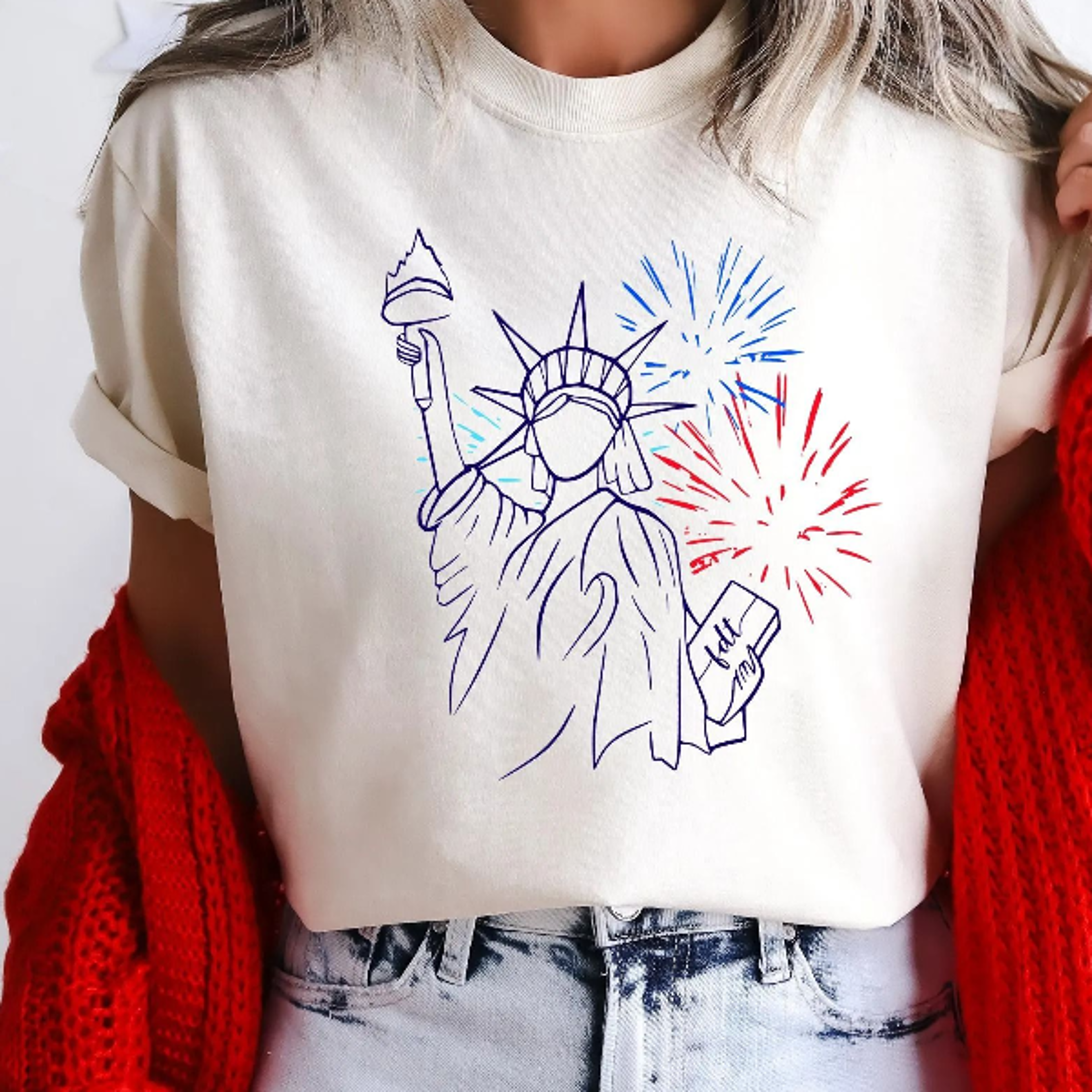july 4th funny patriotic political humor tee