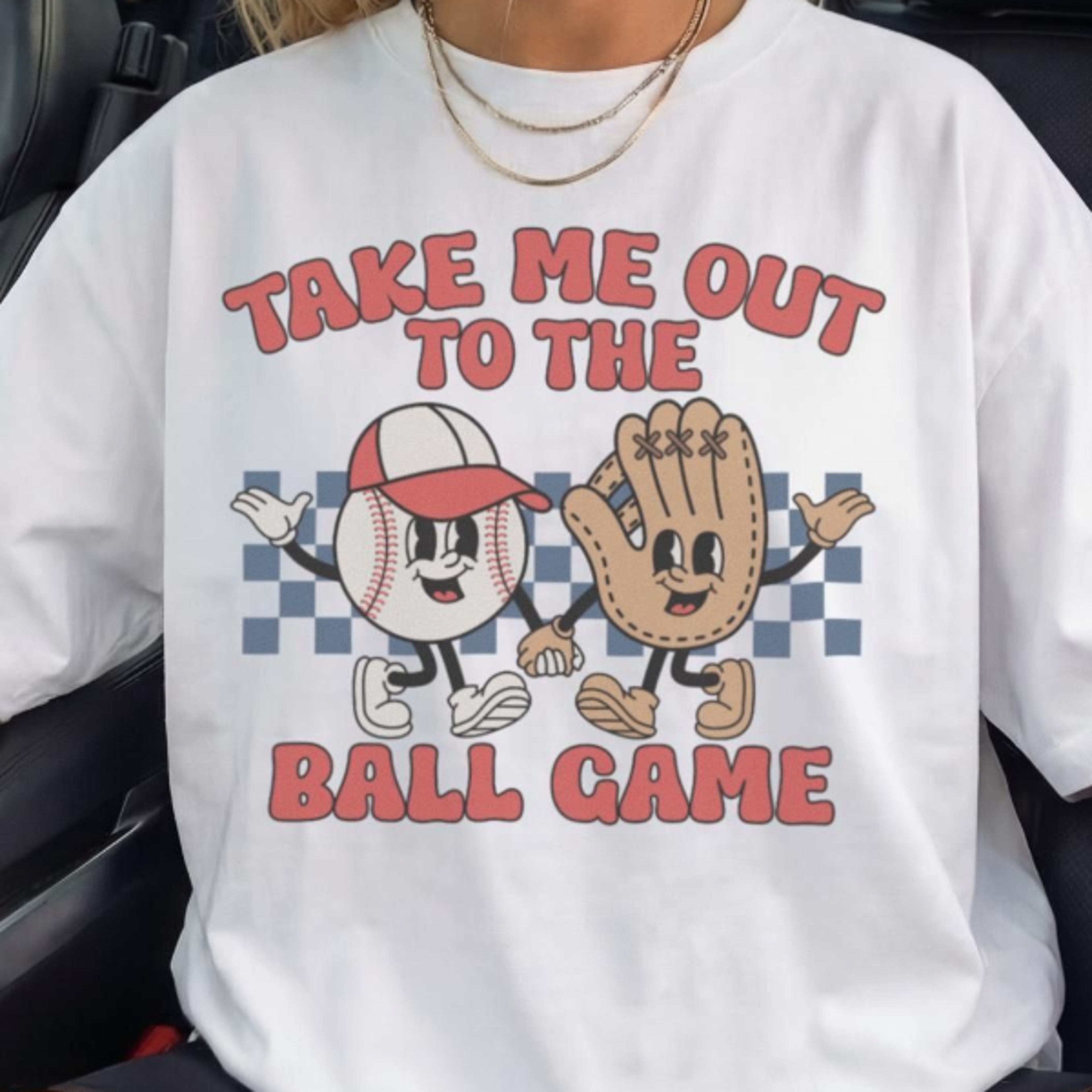 retro baseball mama game day sports mom graphic tee