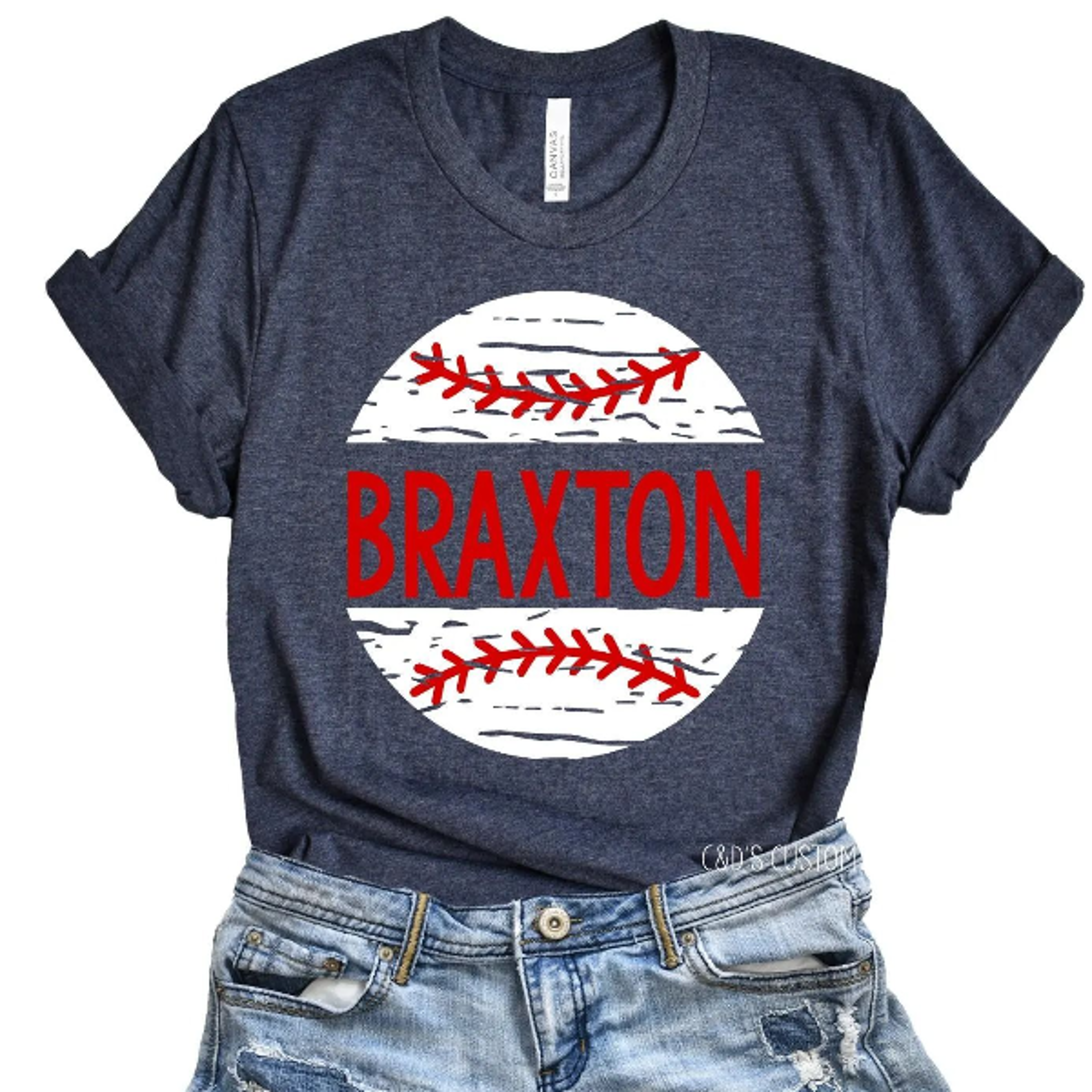 custom baseball mom shirt, personalized baseball tee, game day baseball shirt for sports moms