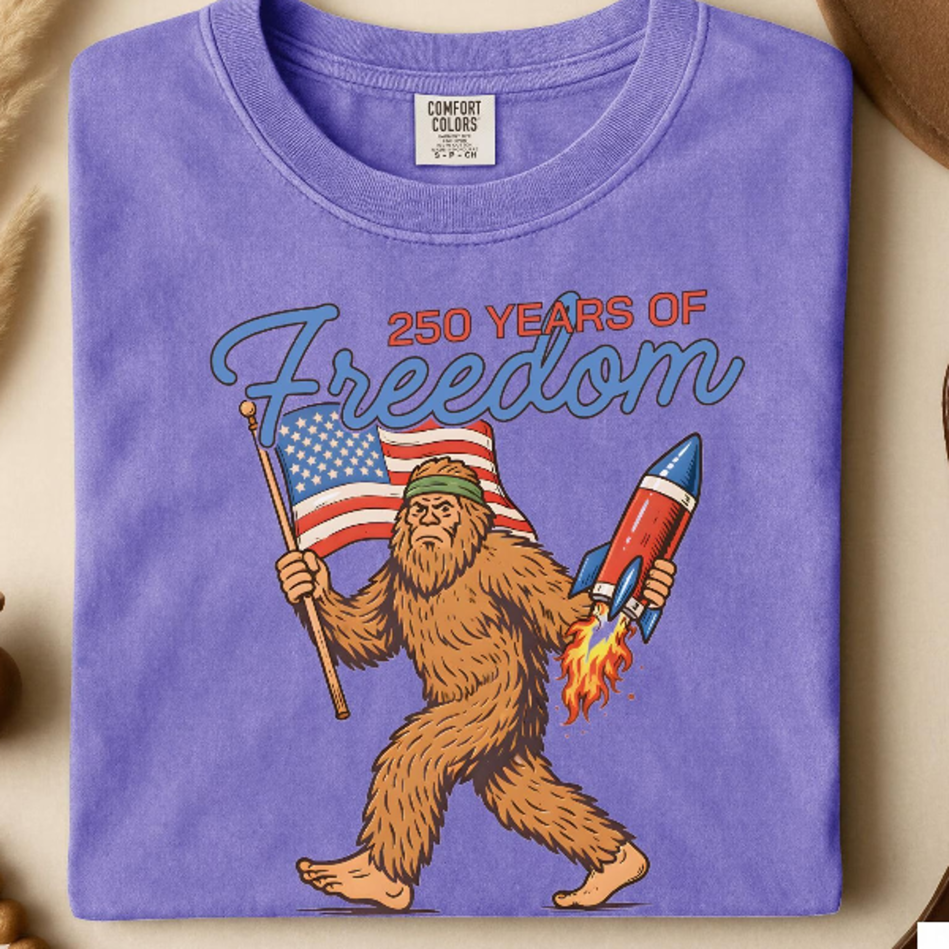 bigfoot america 250 shirt, patriotic sasquatch 1776 2026 usa tee, funny 4th of july freedom shirt