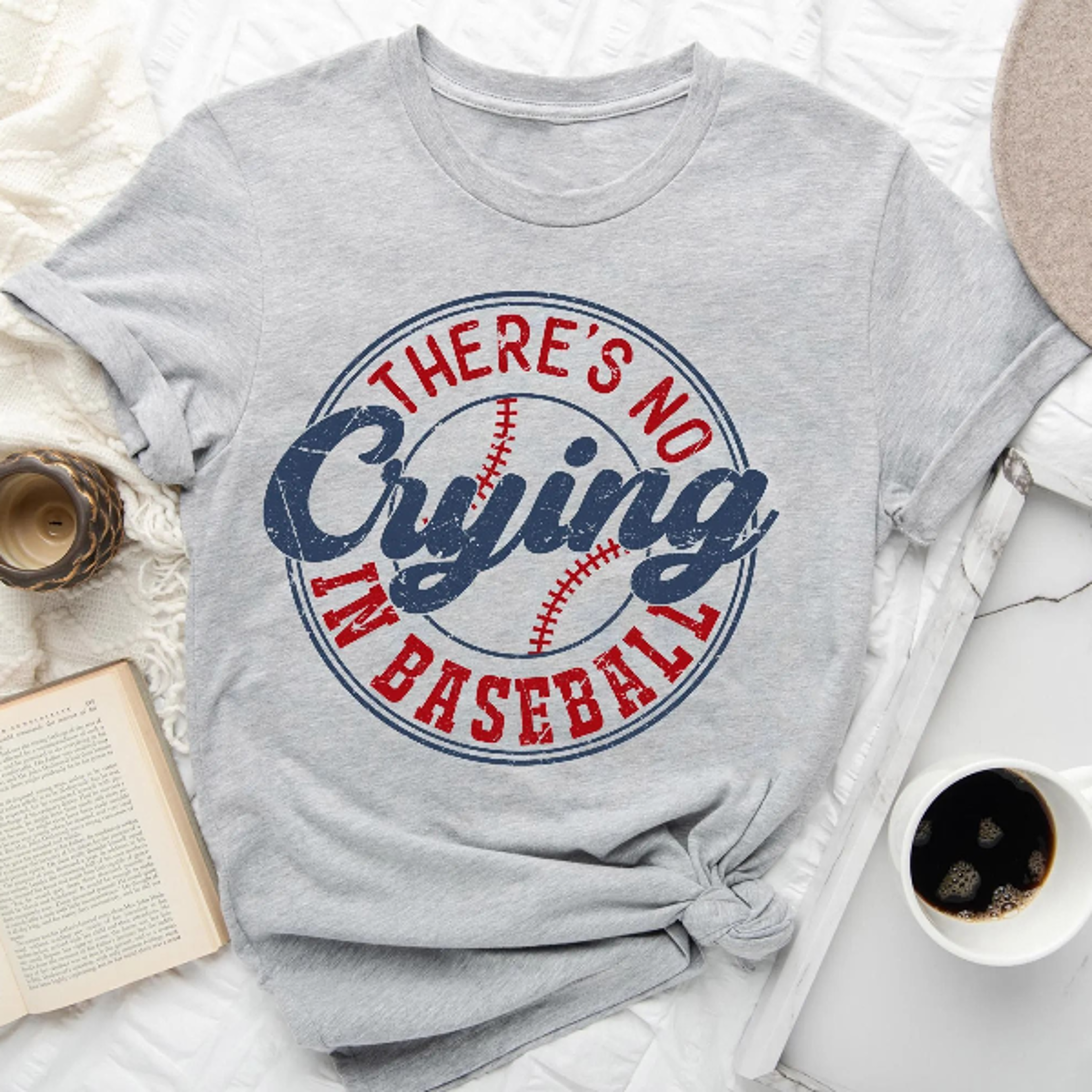 there's no crying in baseball shirt, funny baseball mom game day tee, baseball gift shirt