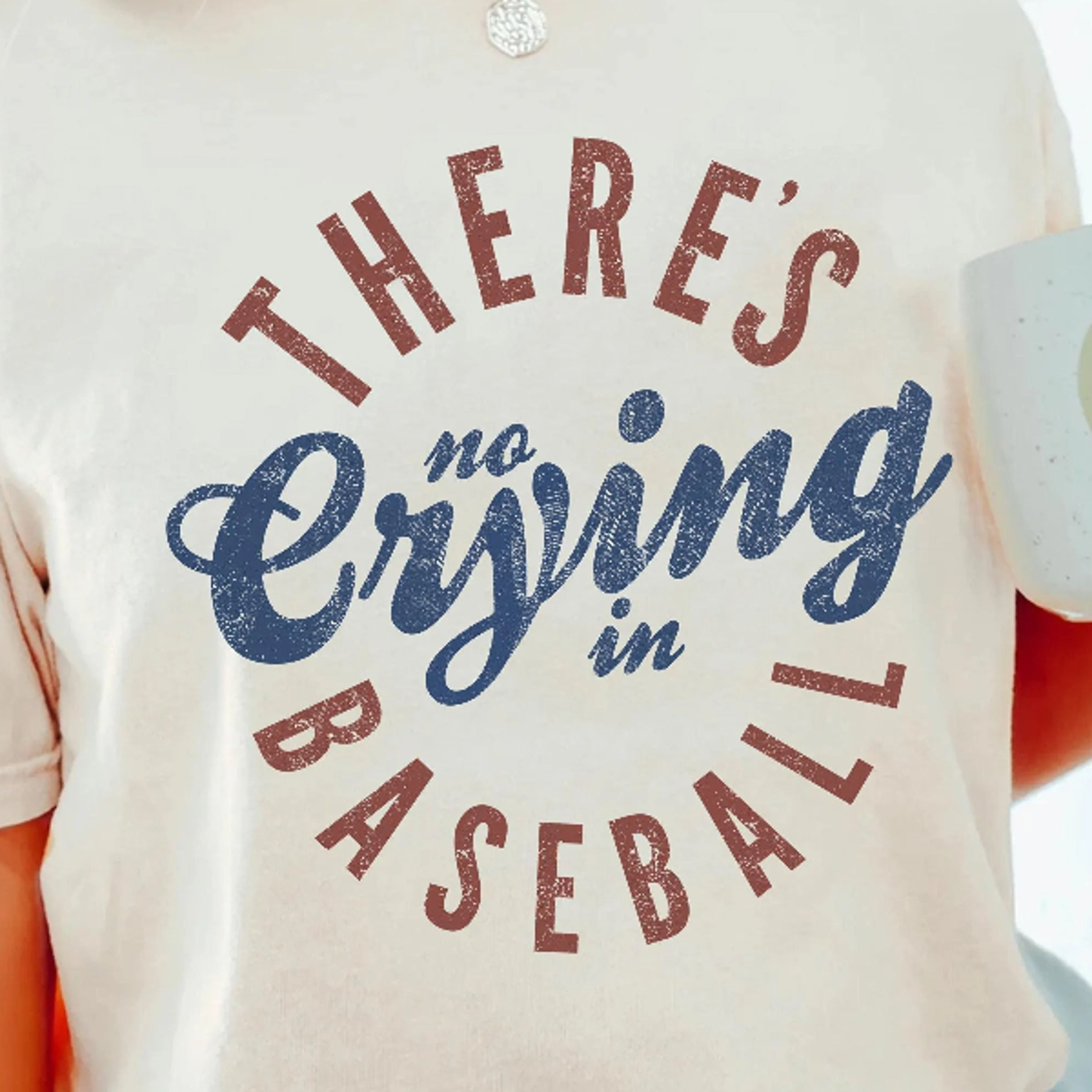 there's no crying in baseball shirt, funny baseball mom game day t shirt, baseball fan tee