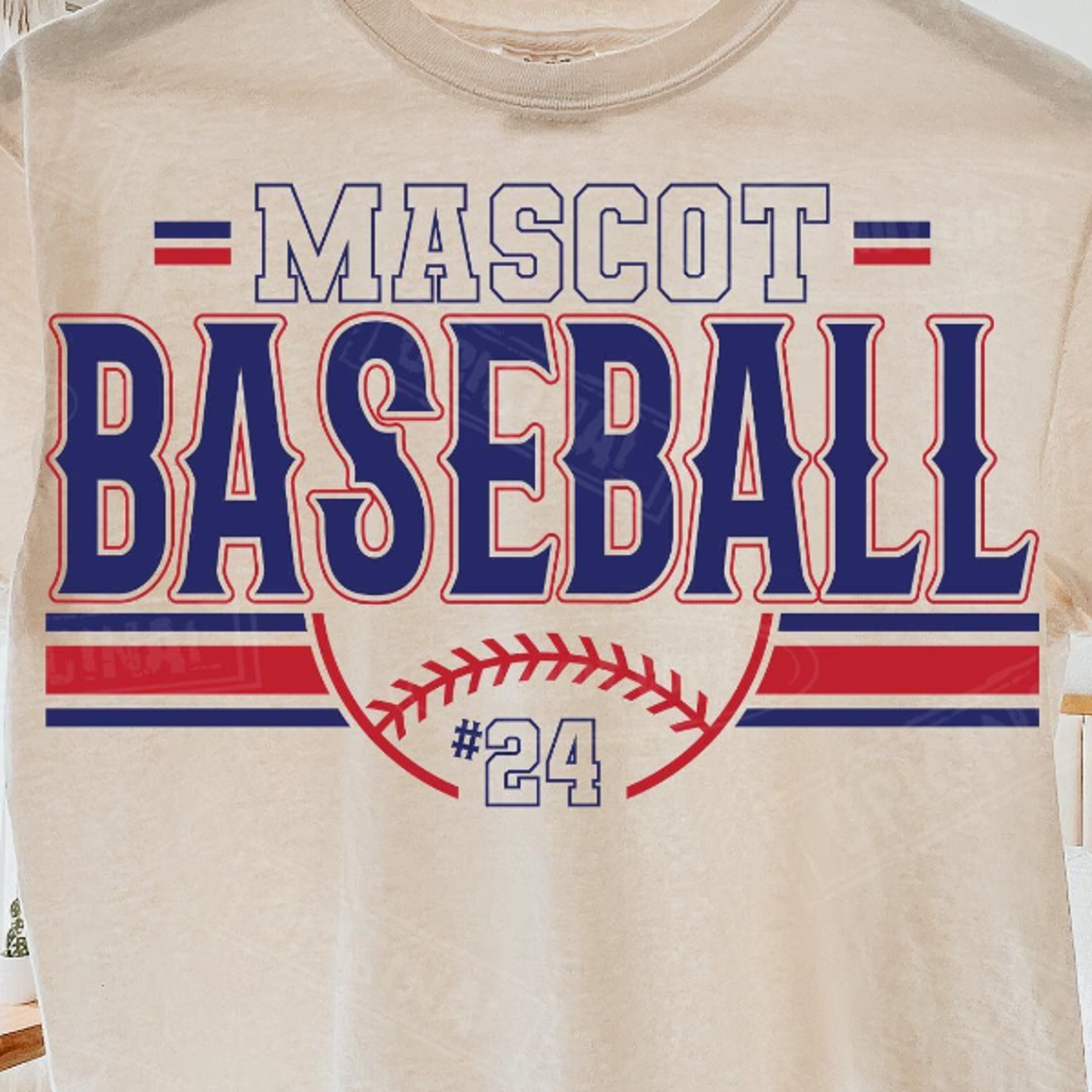 baseball mascot team t shirt, custom sports fan graphic tee, game day baseball shirt