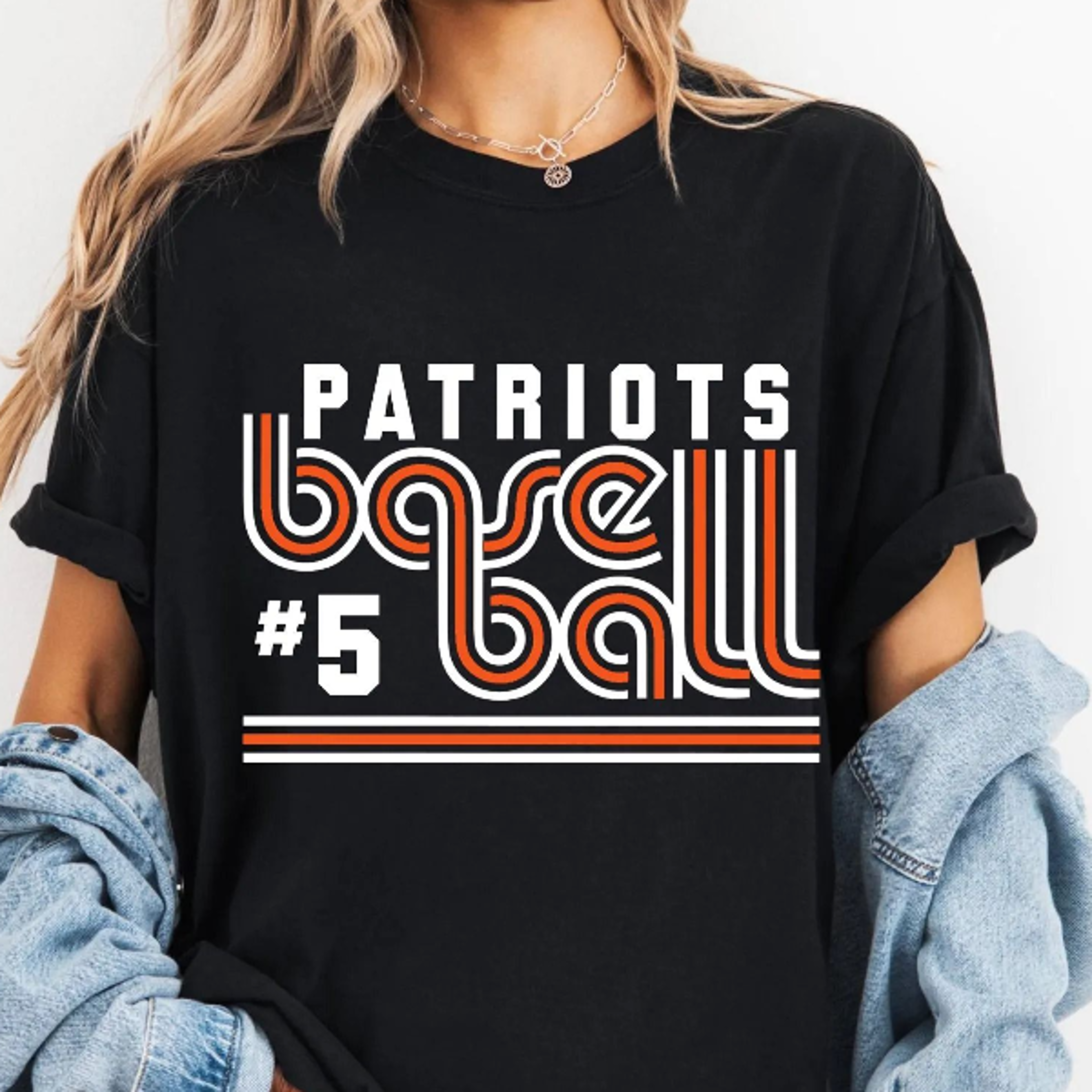personalized name and number baseball shirt, baseball mom gift, high school baseball team tee