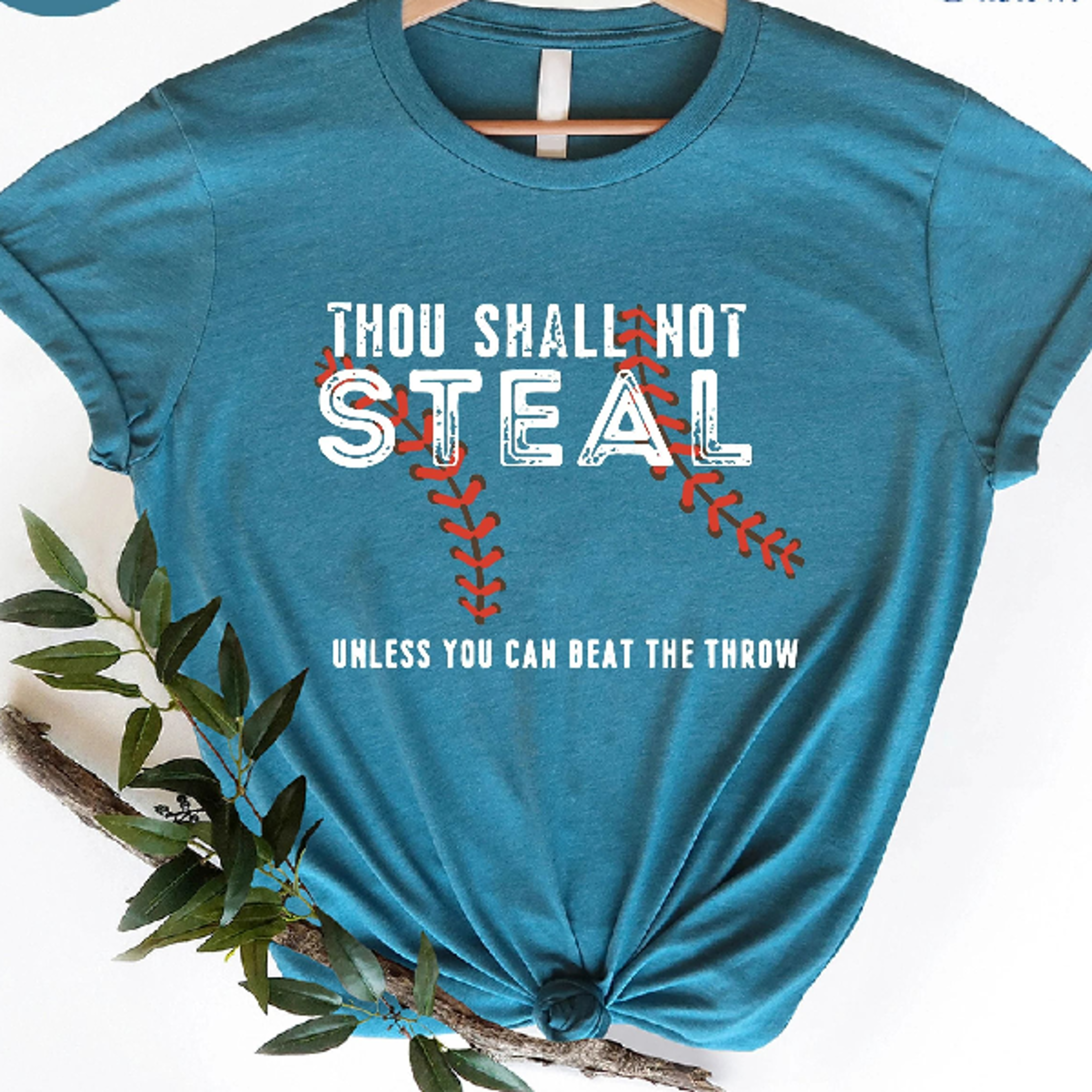 thou shall not steal baseball shirt, funny coach gift tee, baseball player game day shirt