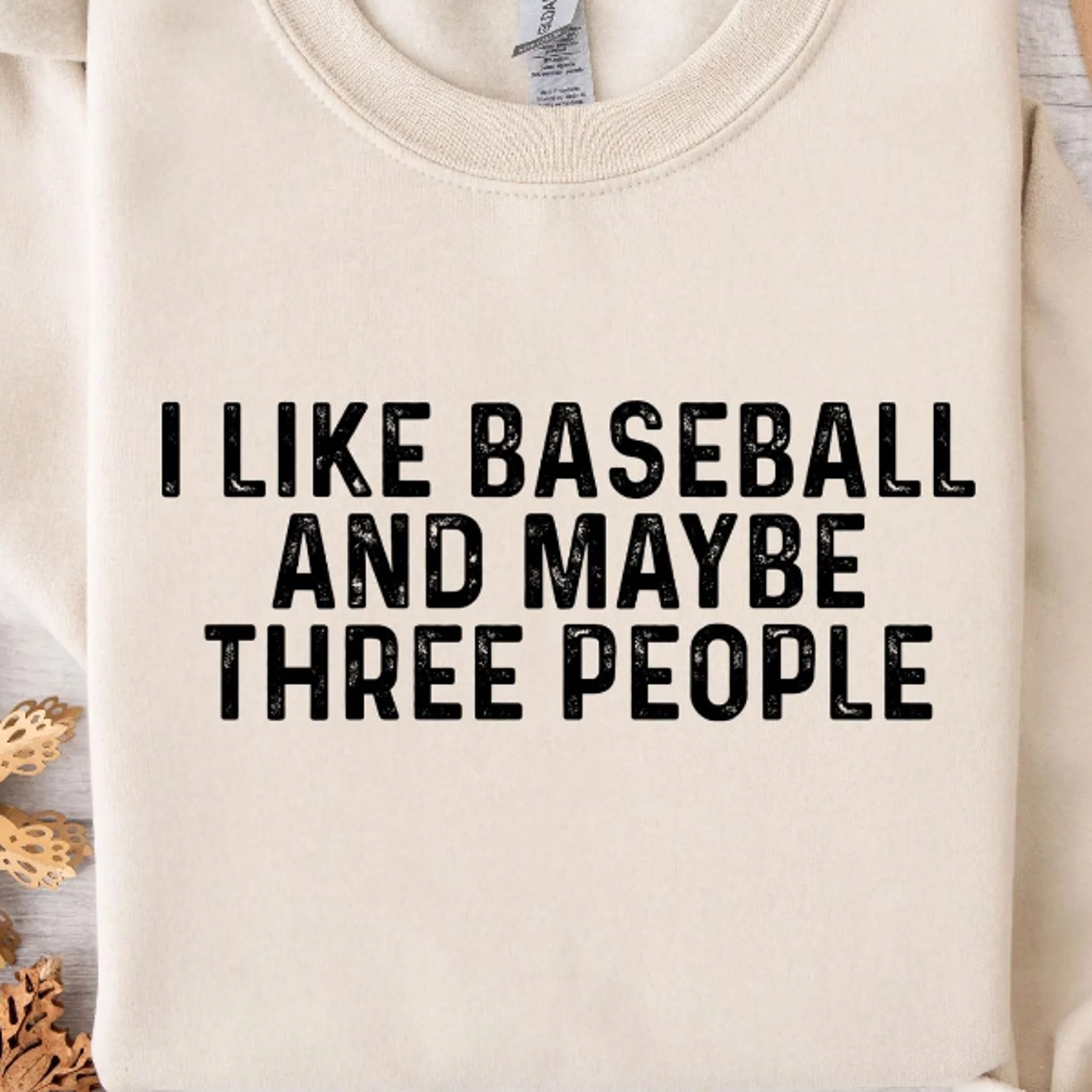 i like baseball and maybe three people shirt, funny baseball lover tee, game day fan gift