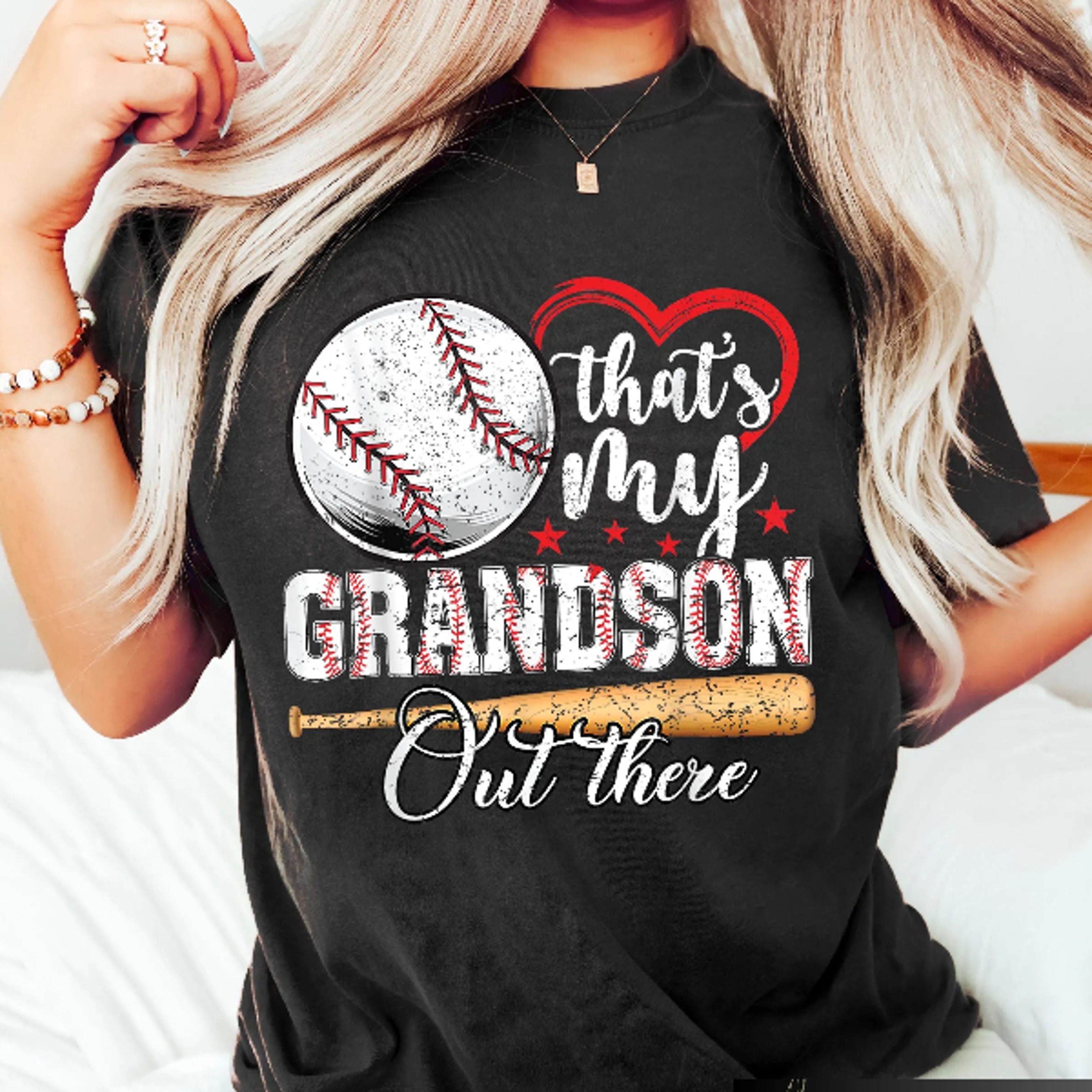 that's my grandson out there shirt, baseball grandma sweatshirt, proud grandmother game day tee