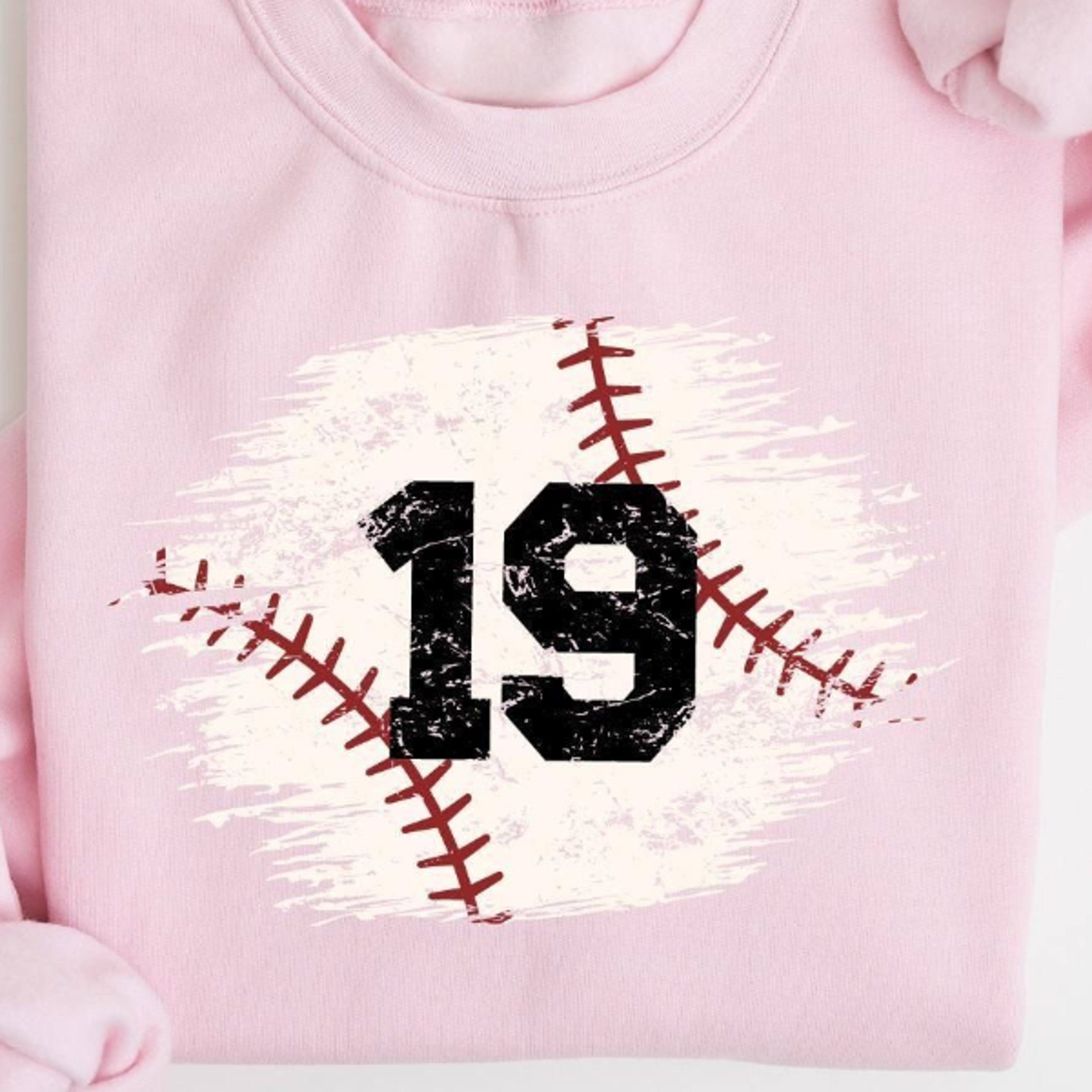 baseball team number sweatshirt, custom jersey number baseball mascot game day shirt