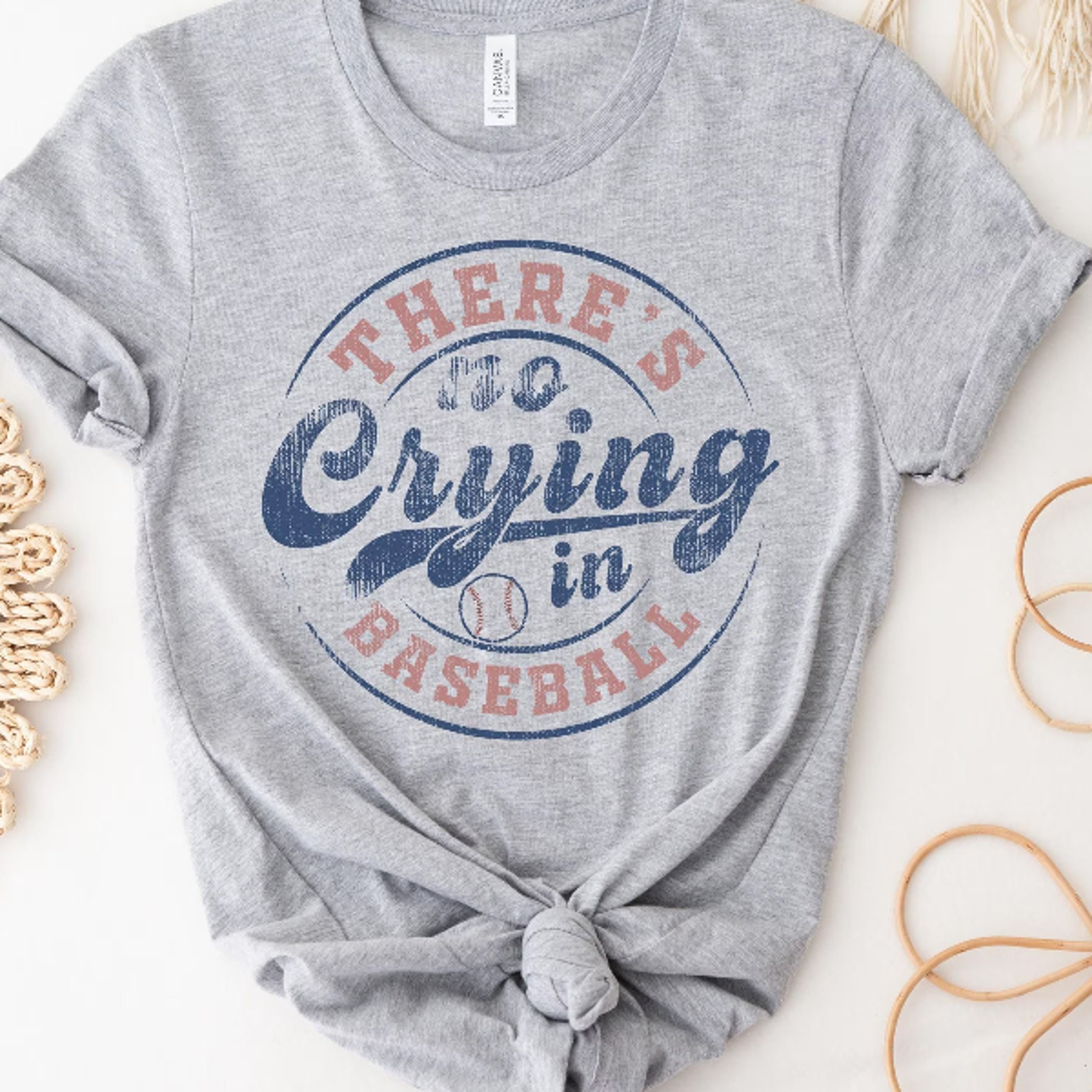 there's no crying in baseball shirt, funny baseball mom tee, baseball coach & fan game day shirt