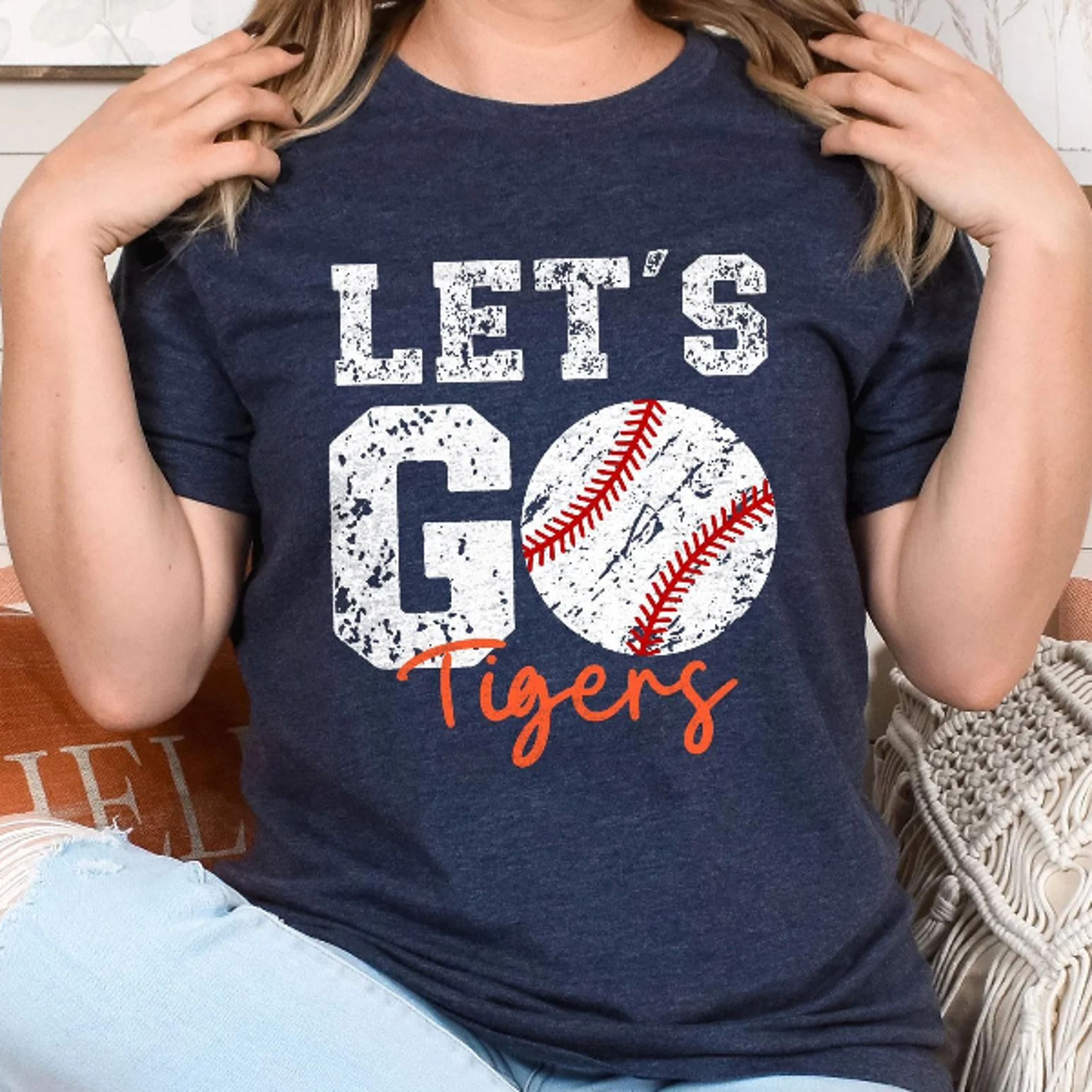 custom let's go baseball team shirt, personalized game day fan tee, custom sports supporter t-shirt