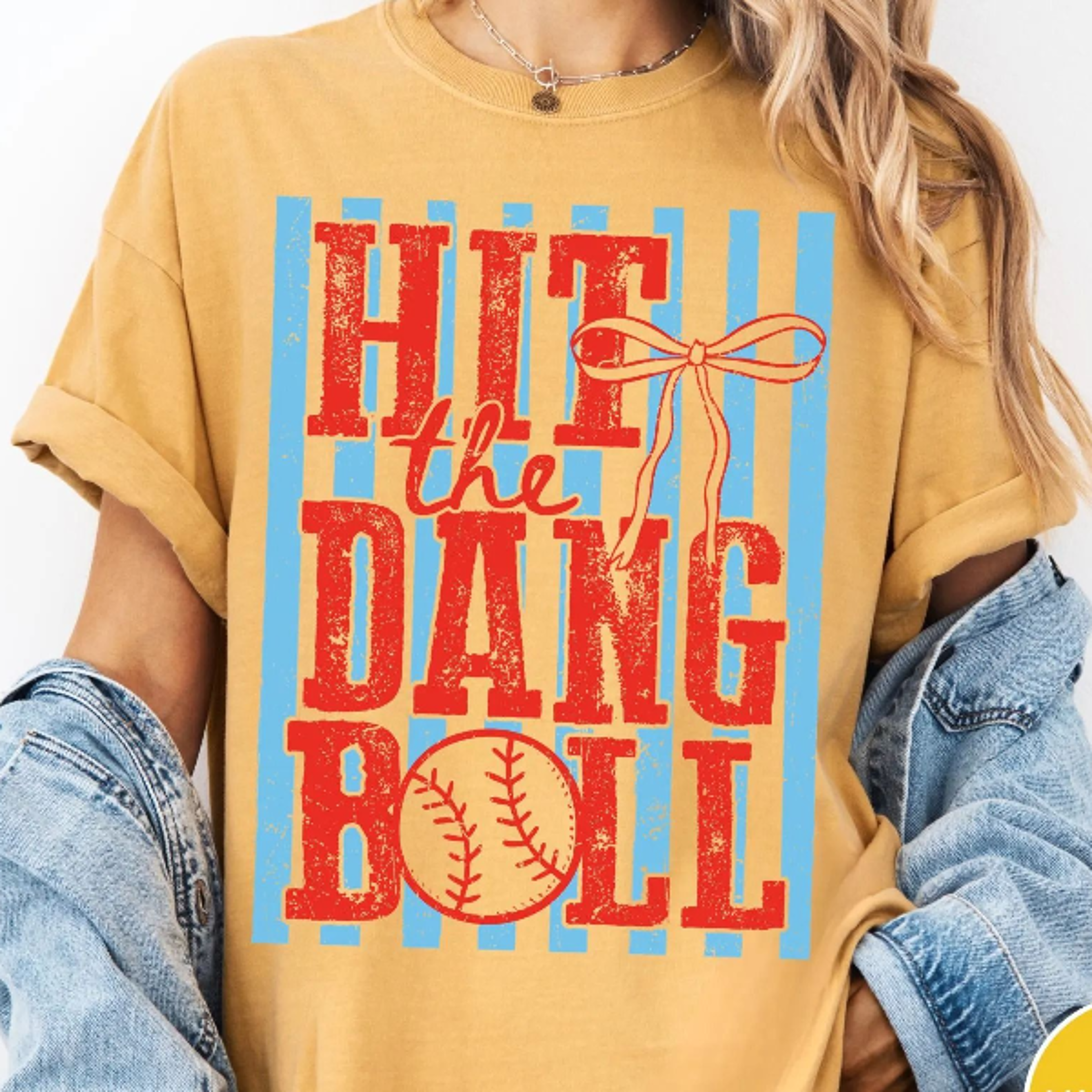 hit the dang ball t-shirt, trendy baseball mom tee, women's game day baseball shirt